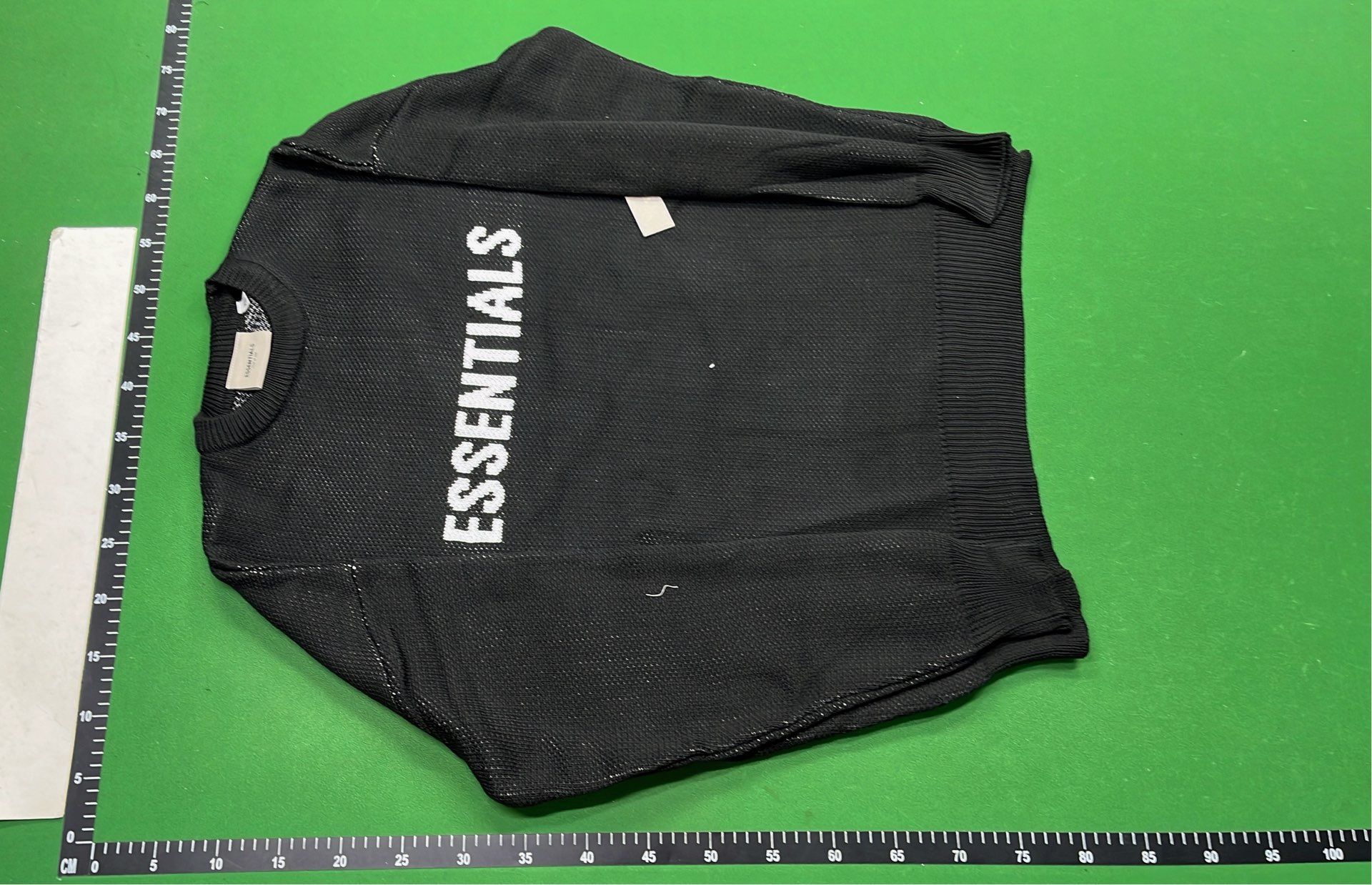 Essentials Logo Knit Sweater - Men's Oversized Crewneck