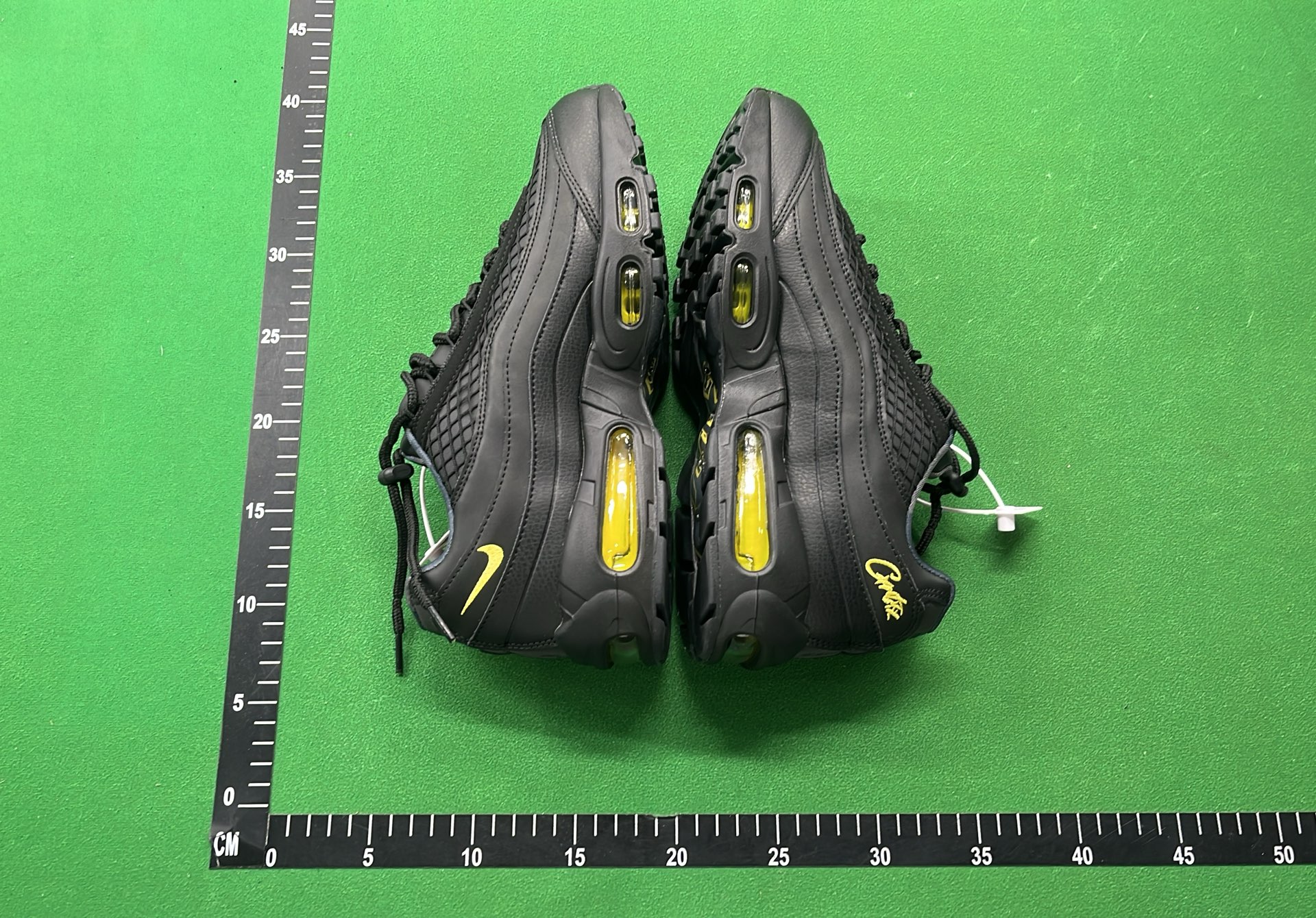 Corteiz x Air Max 95 Sneakers - Black, Purple, Olive & Yellow Accents