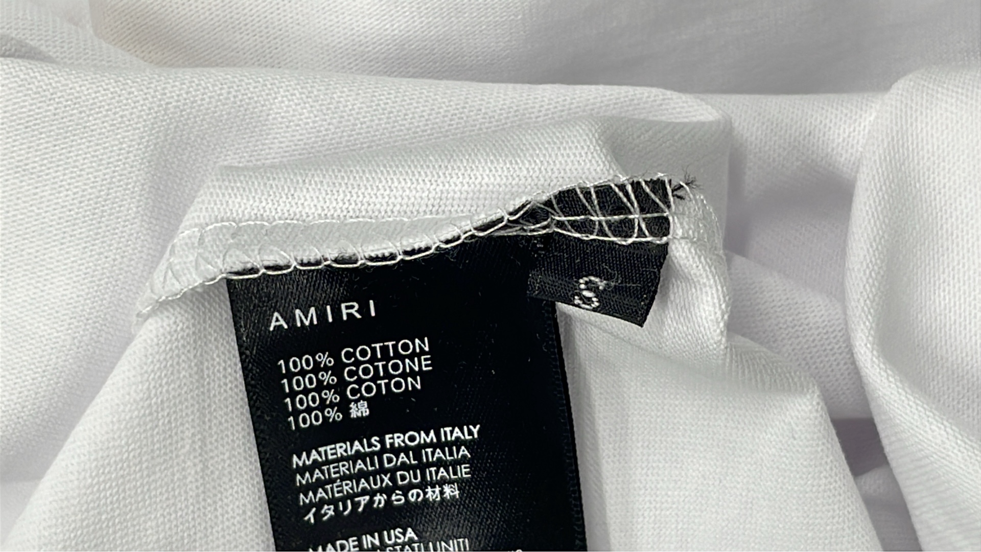 AMIRI Green Oversized Logo T-Shirt