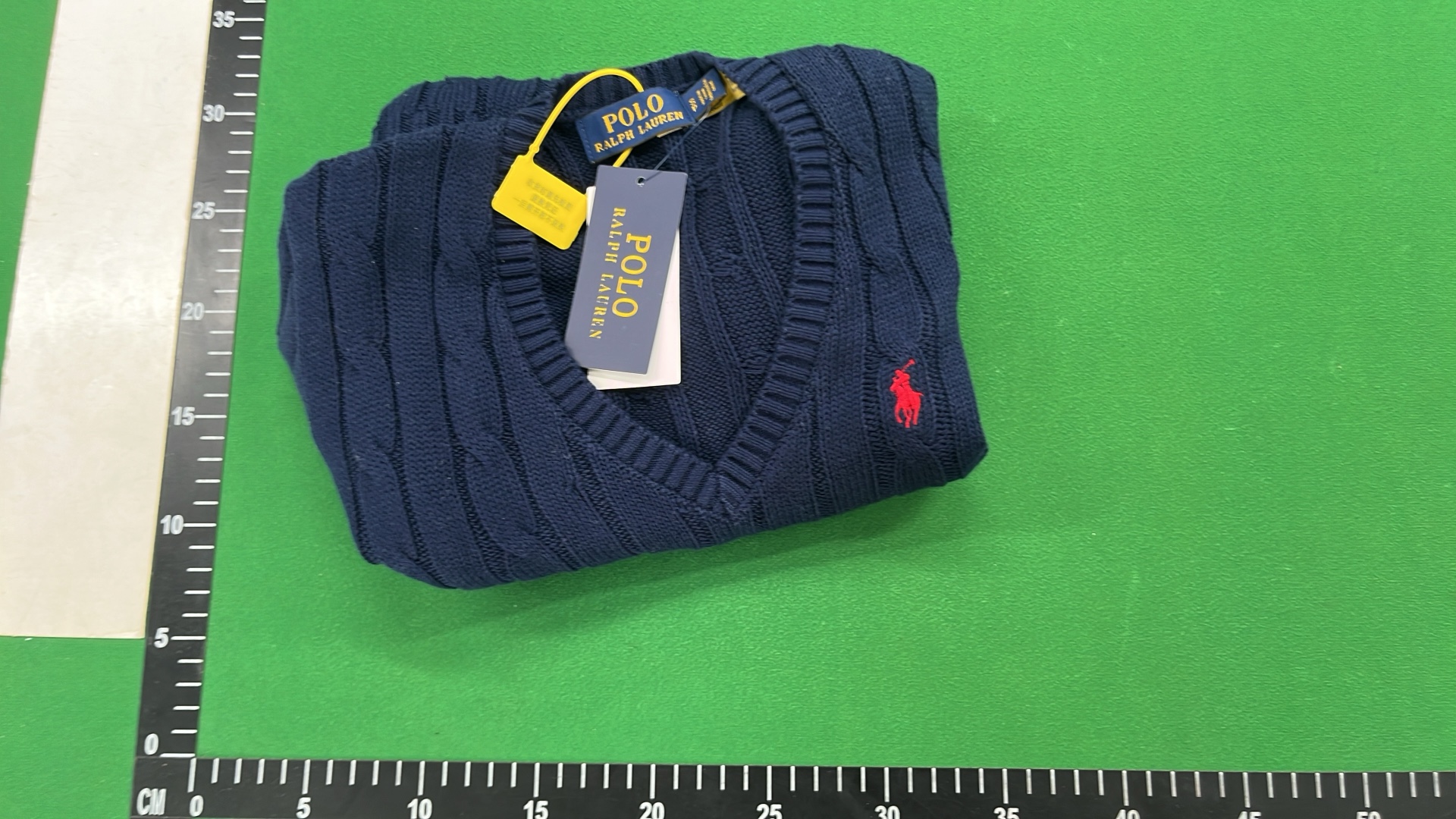 V-Neck Knit Sweater for Women - Classic Cable Knit Design