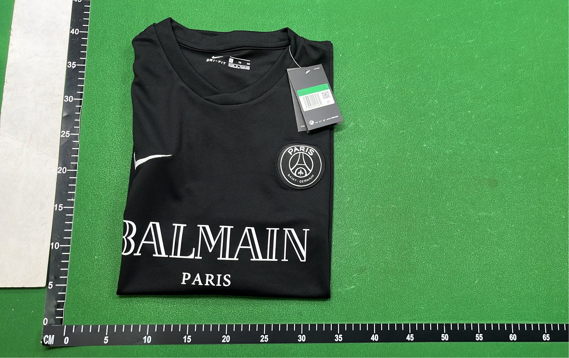 Nike PSG x Balmain Black T-Shirt