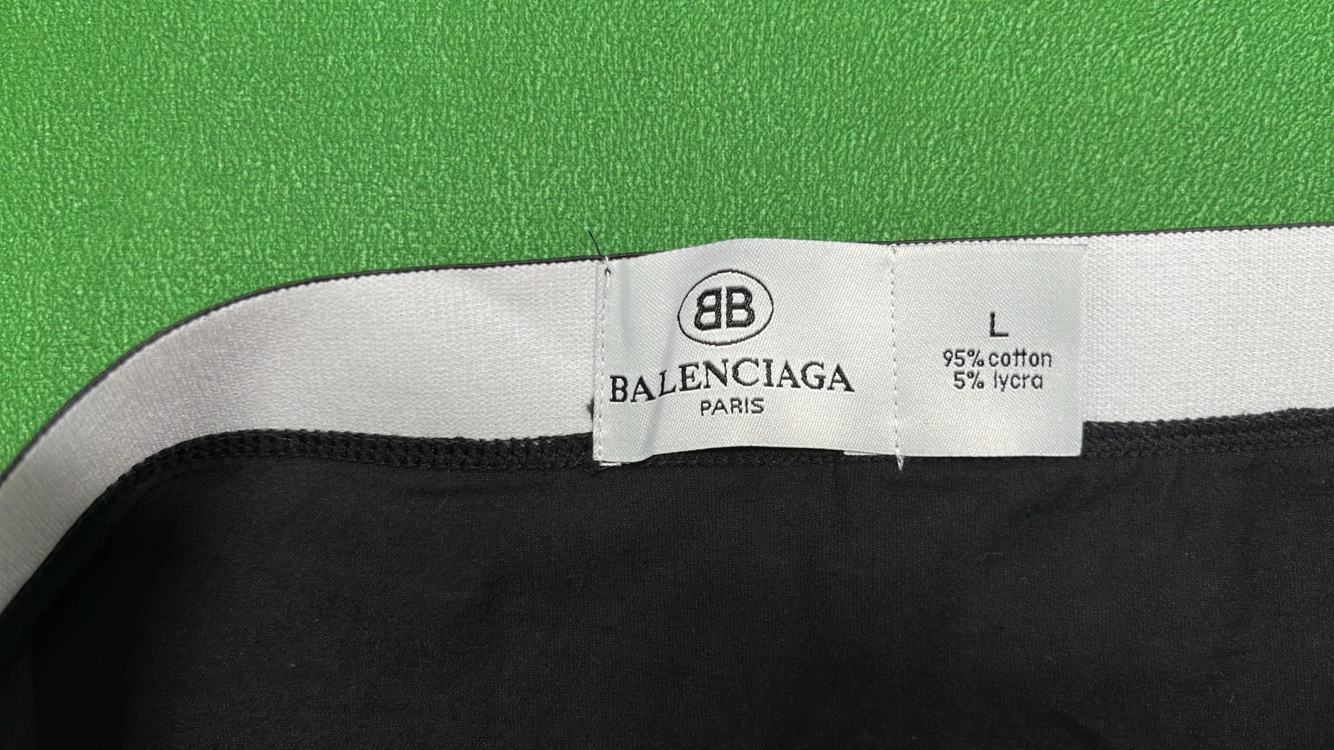 BALE White Men's Underwear Briefs with Black Waistband