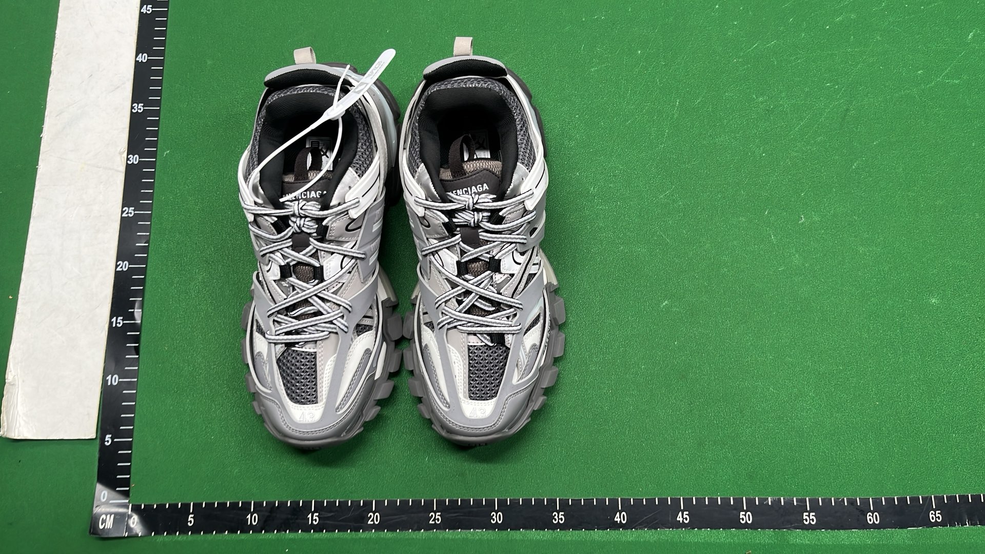 Balenciaga Black LED Sneakers with Transparent Sole