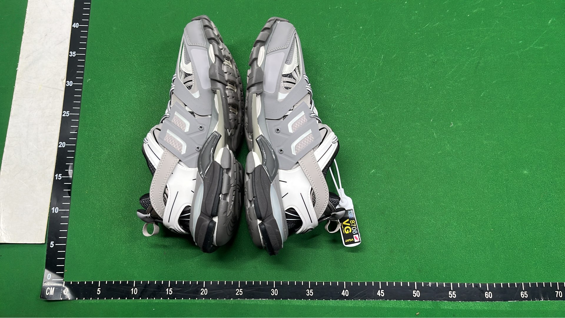 Balenciaga Black LED Sneakers with Transparent Sole
