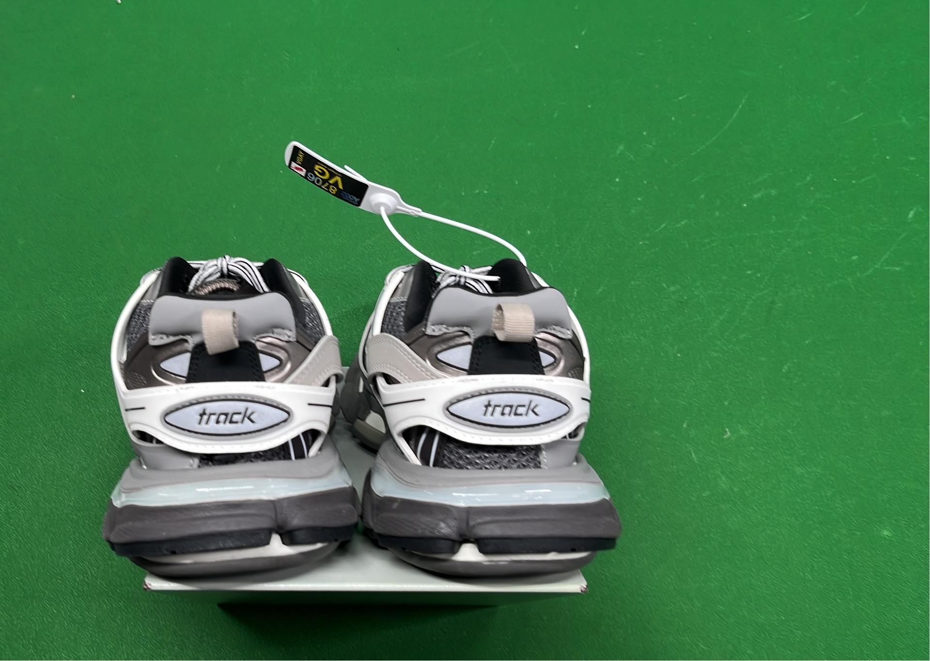 Balenciaga Black LED Sneakers with Transparent Sole