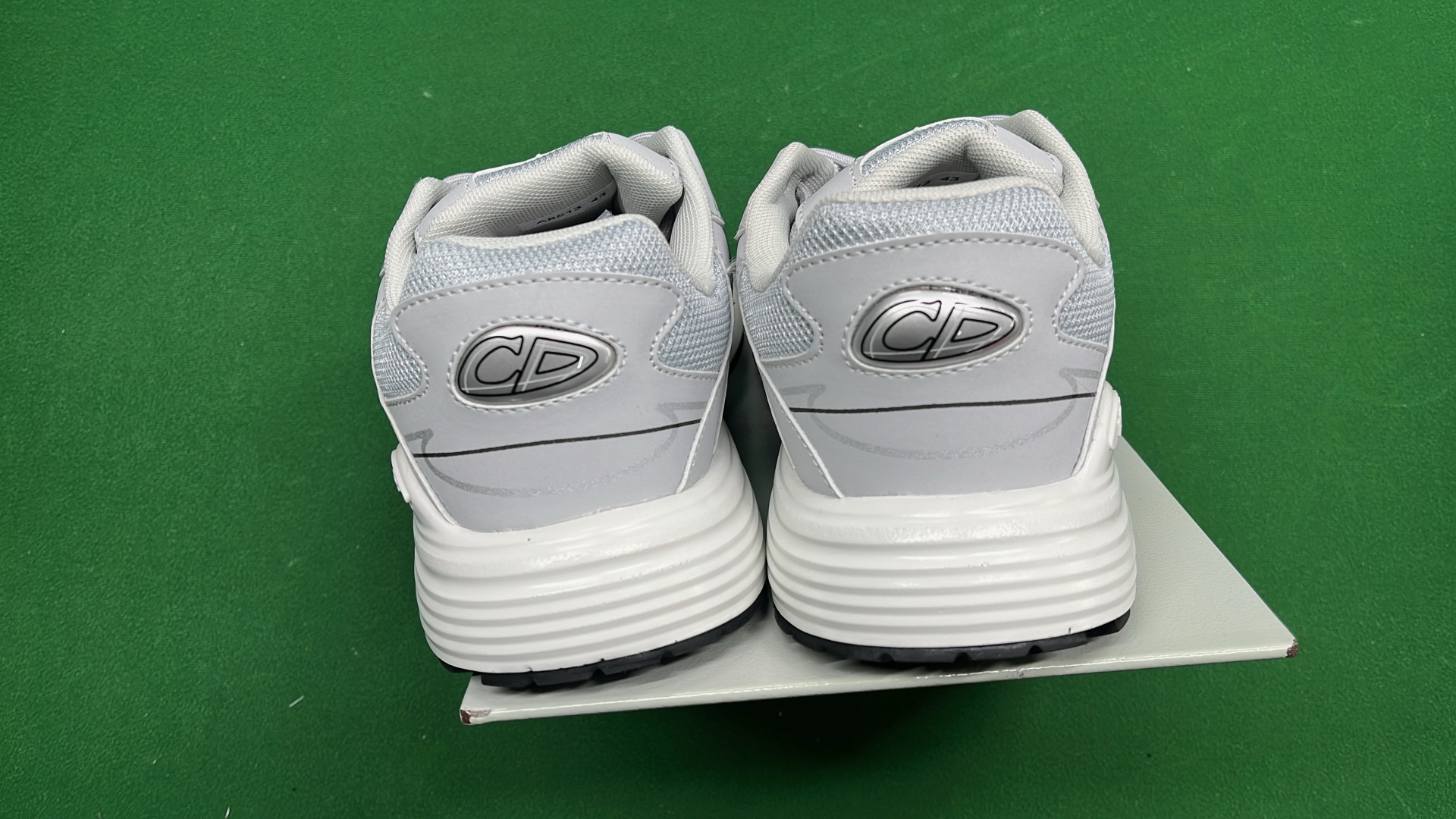 Dior Black Sneakers with White Outlines