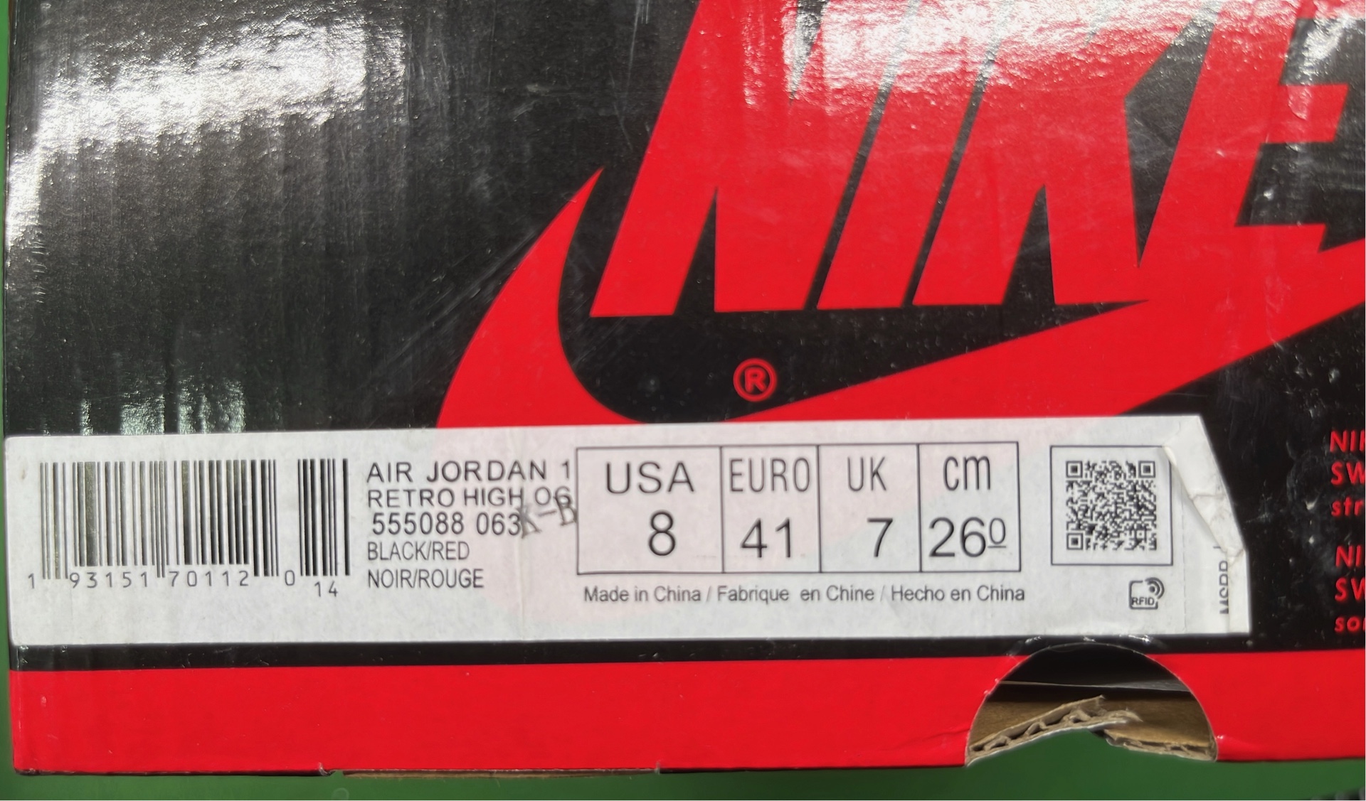 Air Jordan 1 High Off-White Red