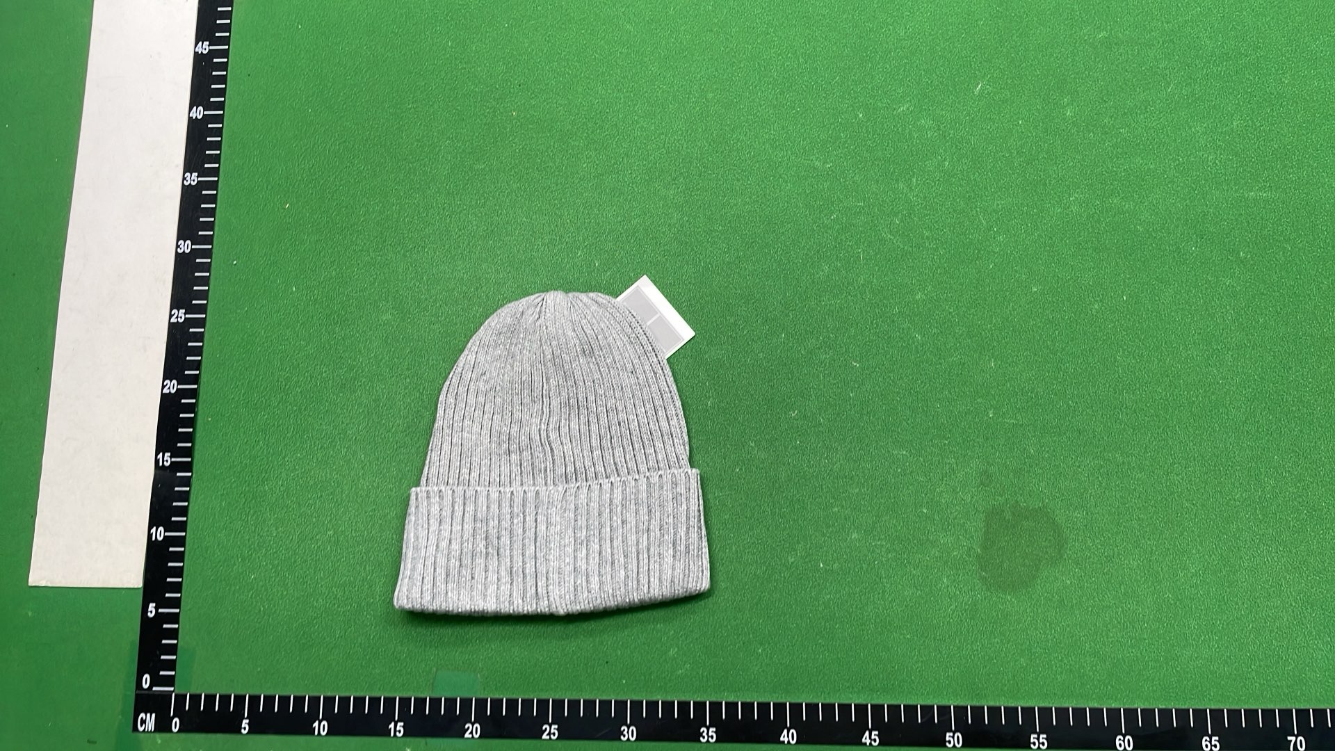 The North Face Black Ribbed Beanie Hat with Logo Patch