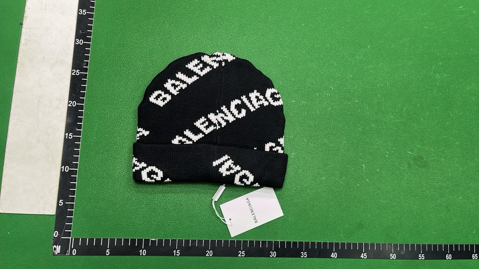 Balenciaga Logo Knit Beanie Hat