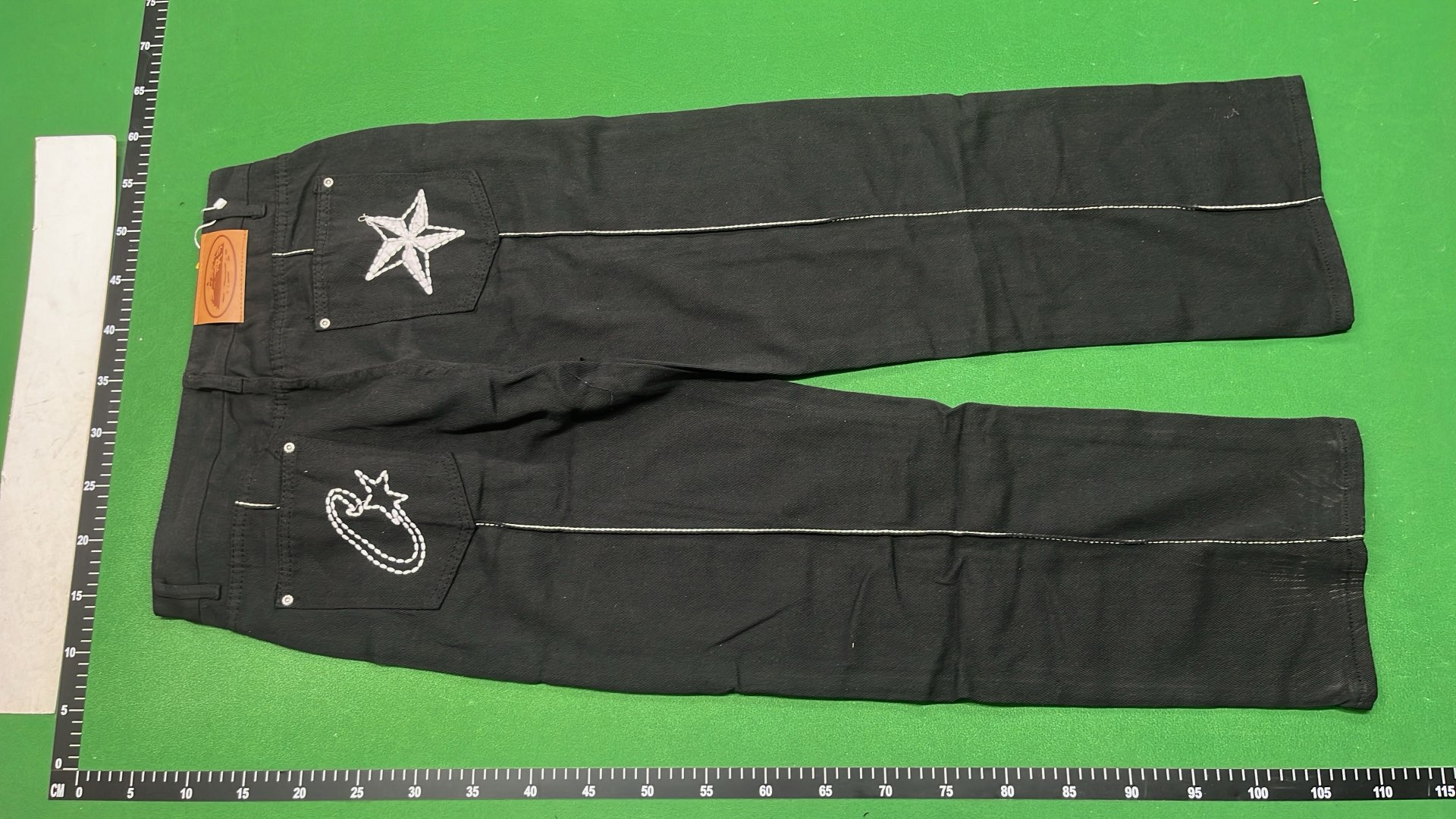 CLOT x fragment design Denim Pants with Unique Back Patches