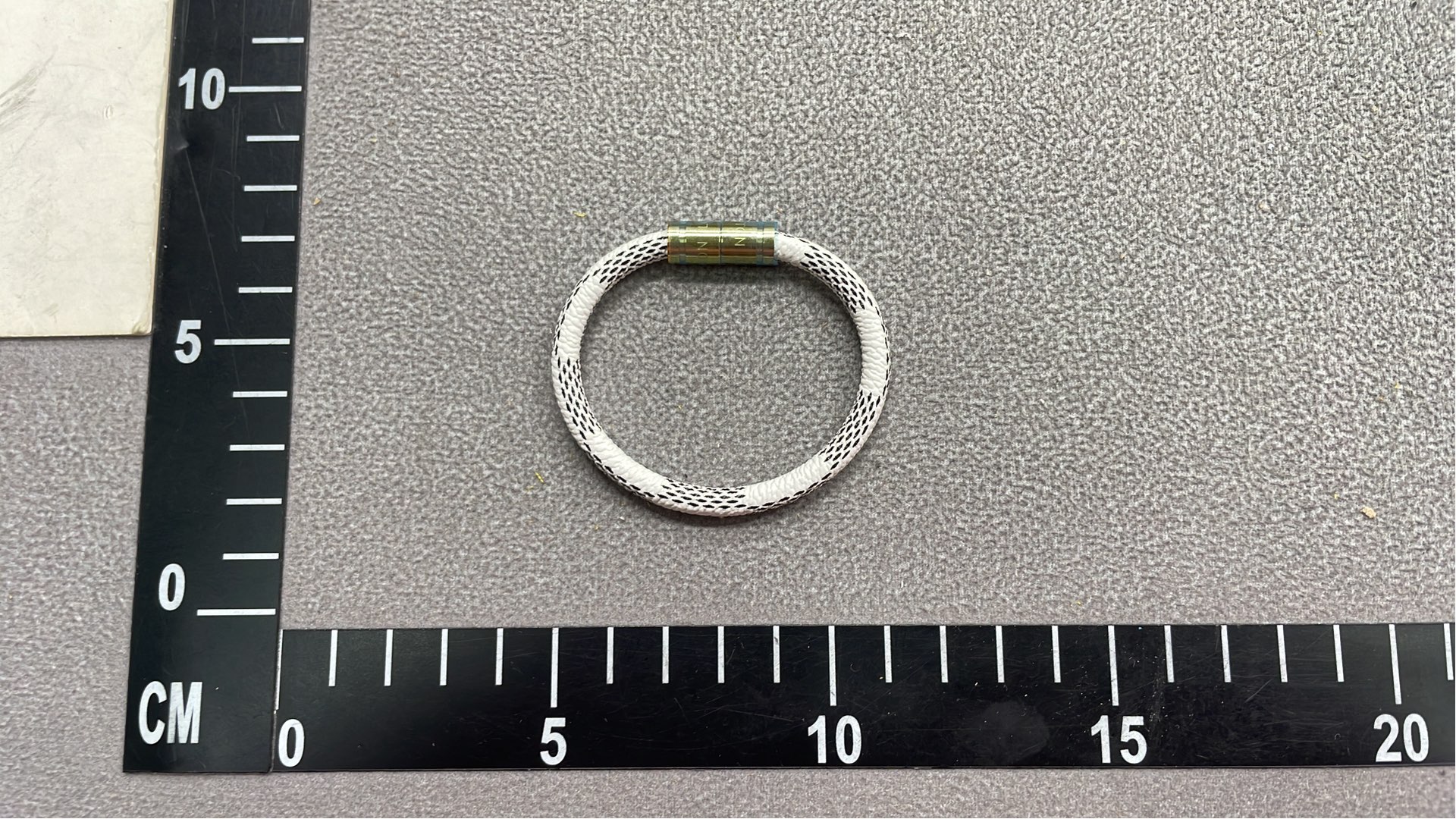 LV Gold Plated Rope Bracelet with Monogram Pattern