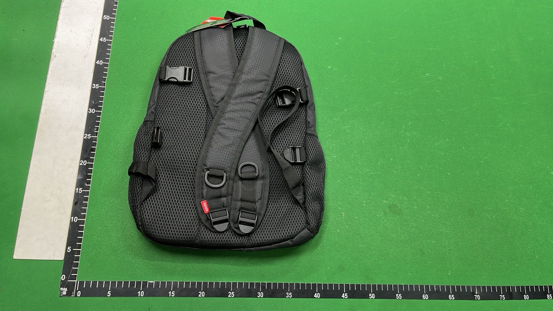 Supreme Backpack in Red Purple Yellow Black