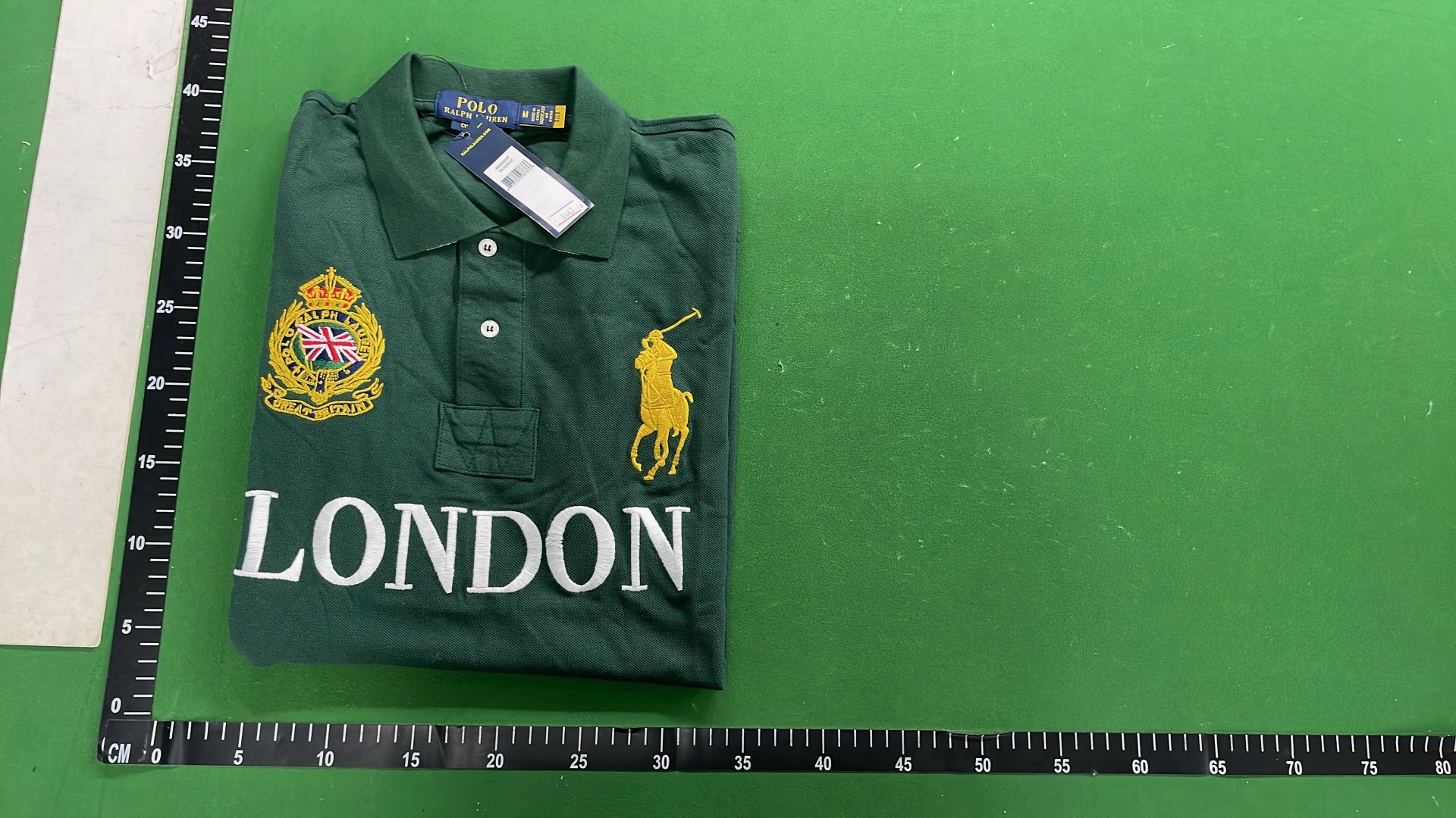 Dubai Polo Shirt with Big Pony Logo and UAE Crest