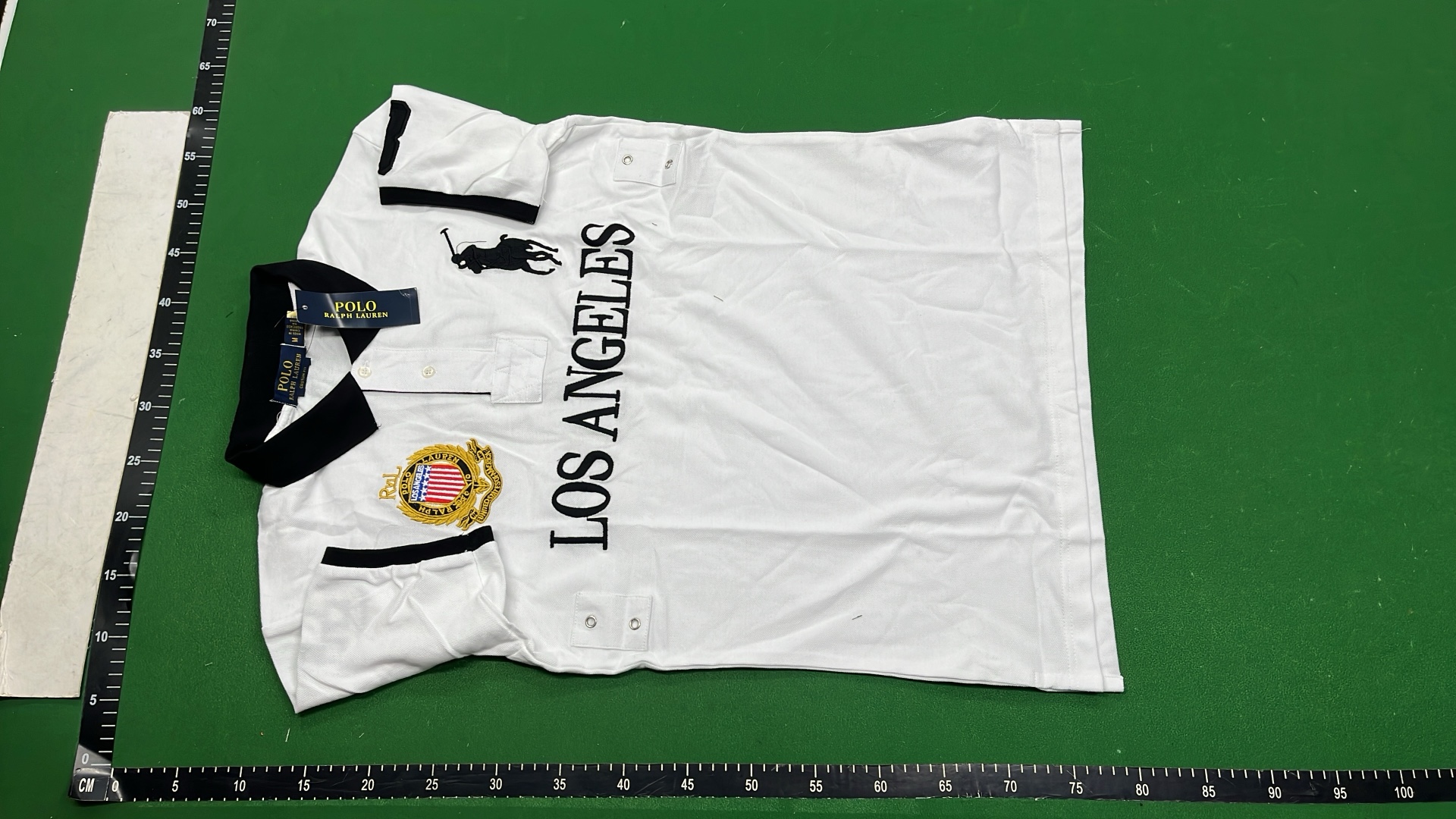 Dubai Polo Shirt with Big Pony Logo and UAE Crest