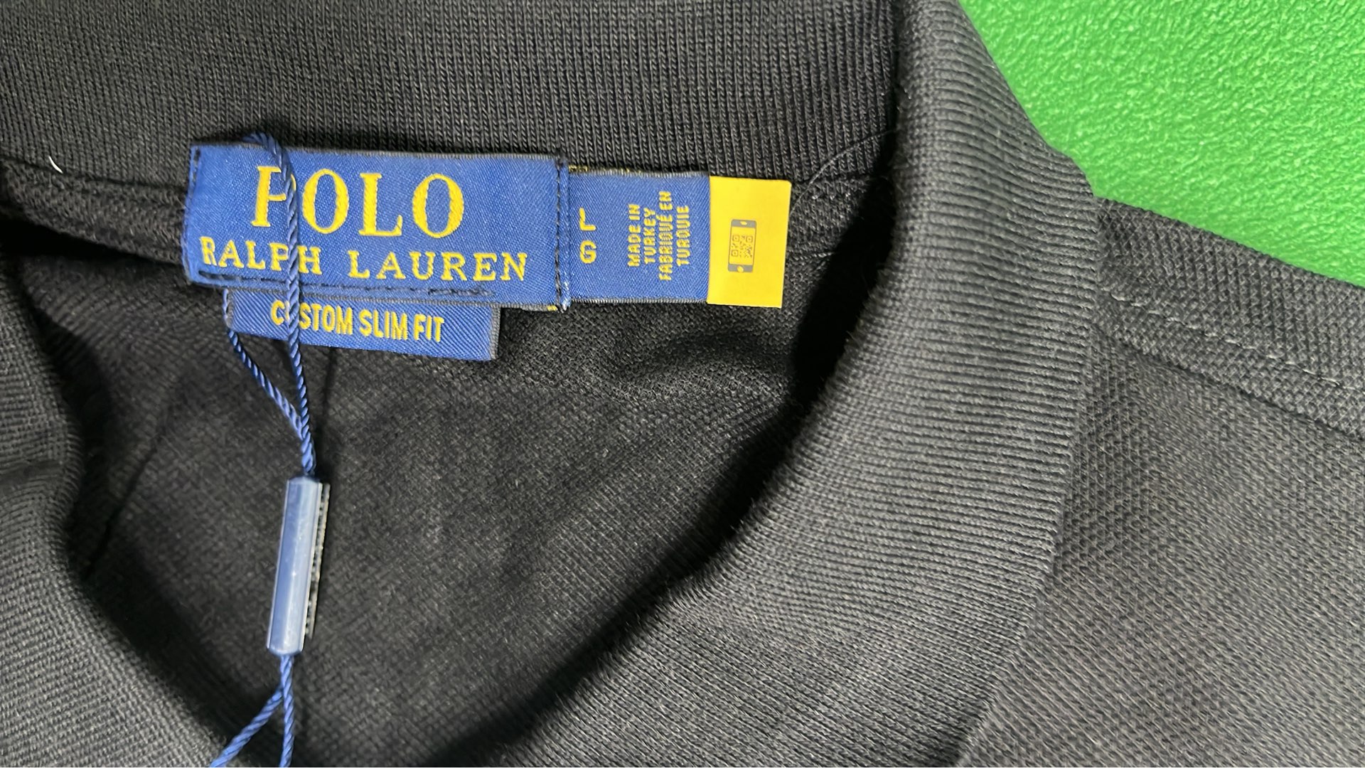 Chicago Polo Shirt Black with Big Pony Logo