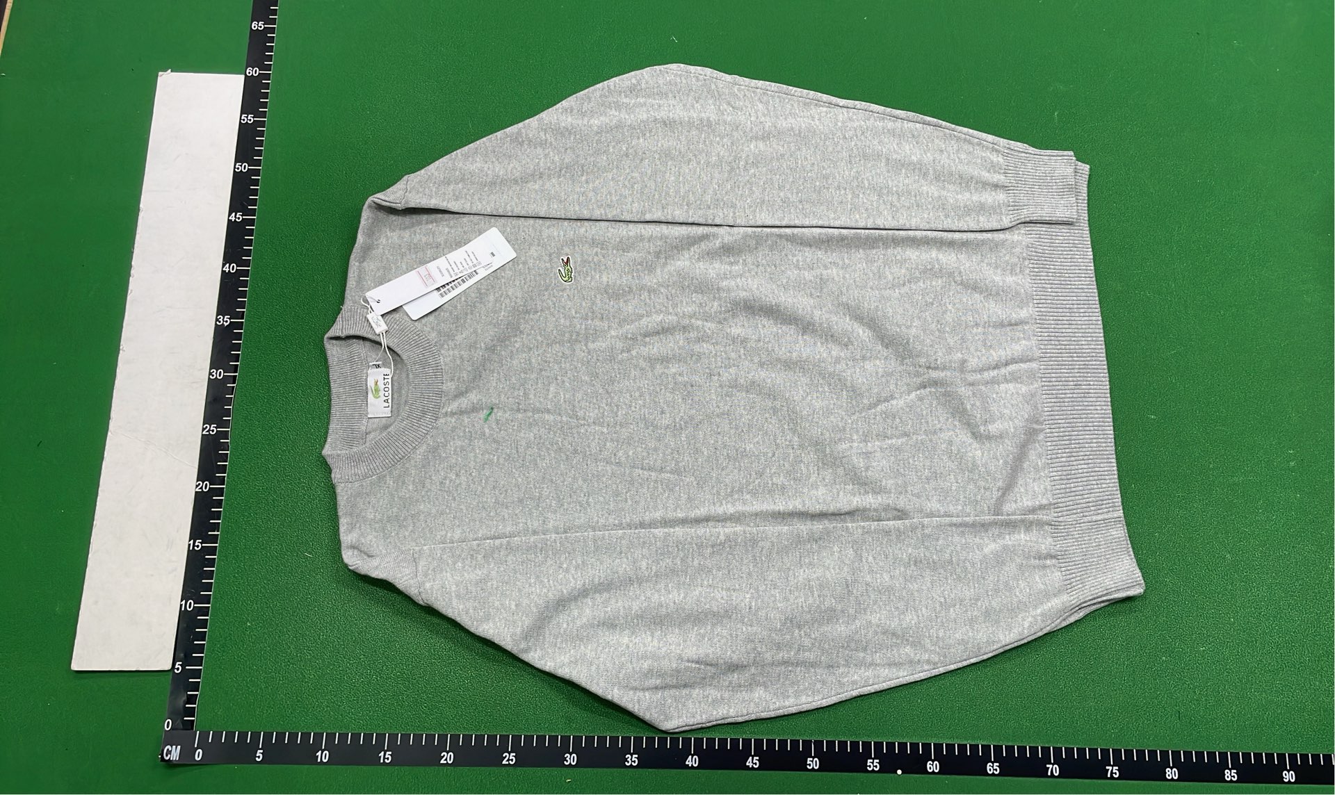 Red Crewneck Sweater with Logo Embroidery