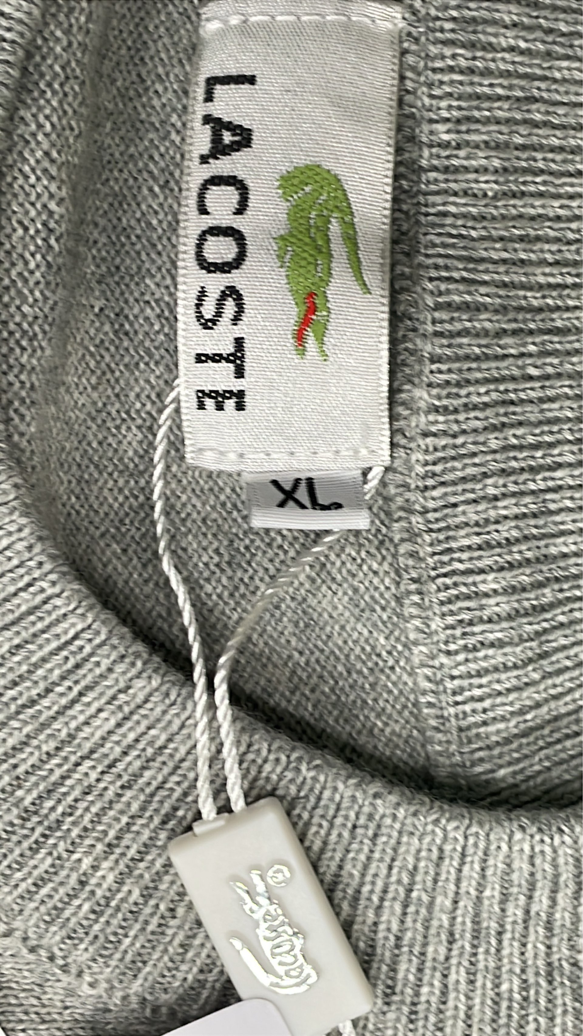 Red Crewneck Sweater with Logo Embroidery
