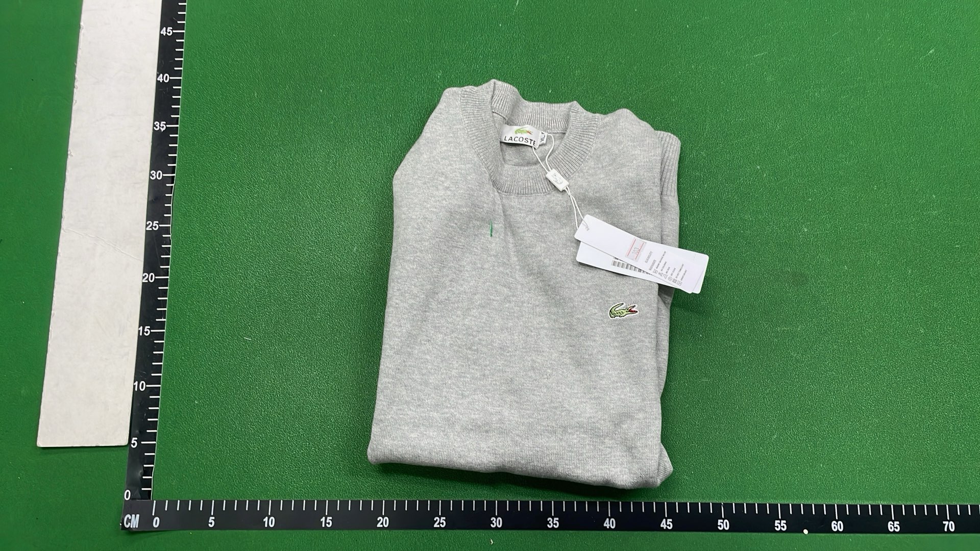 Red Crewneck Sweater with Logo Embroidery