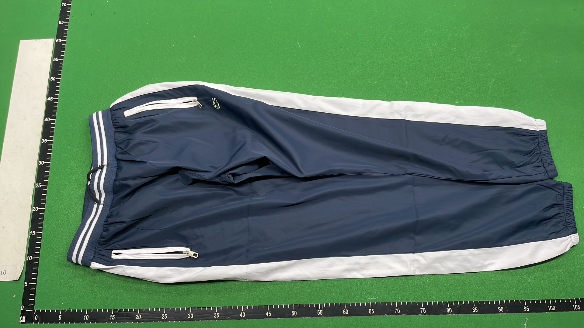Lacoste Men's White and Green Sport Set Track Jacket and Pants