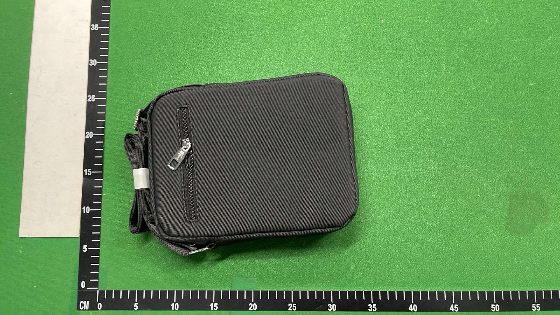 LACOSTE Black Crossbody Bag with Embossed Logo