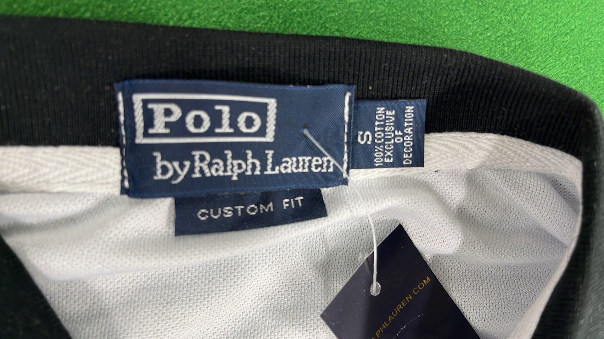 Blue Paris Polo Shirt with Gold Embroidery