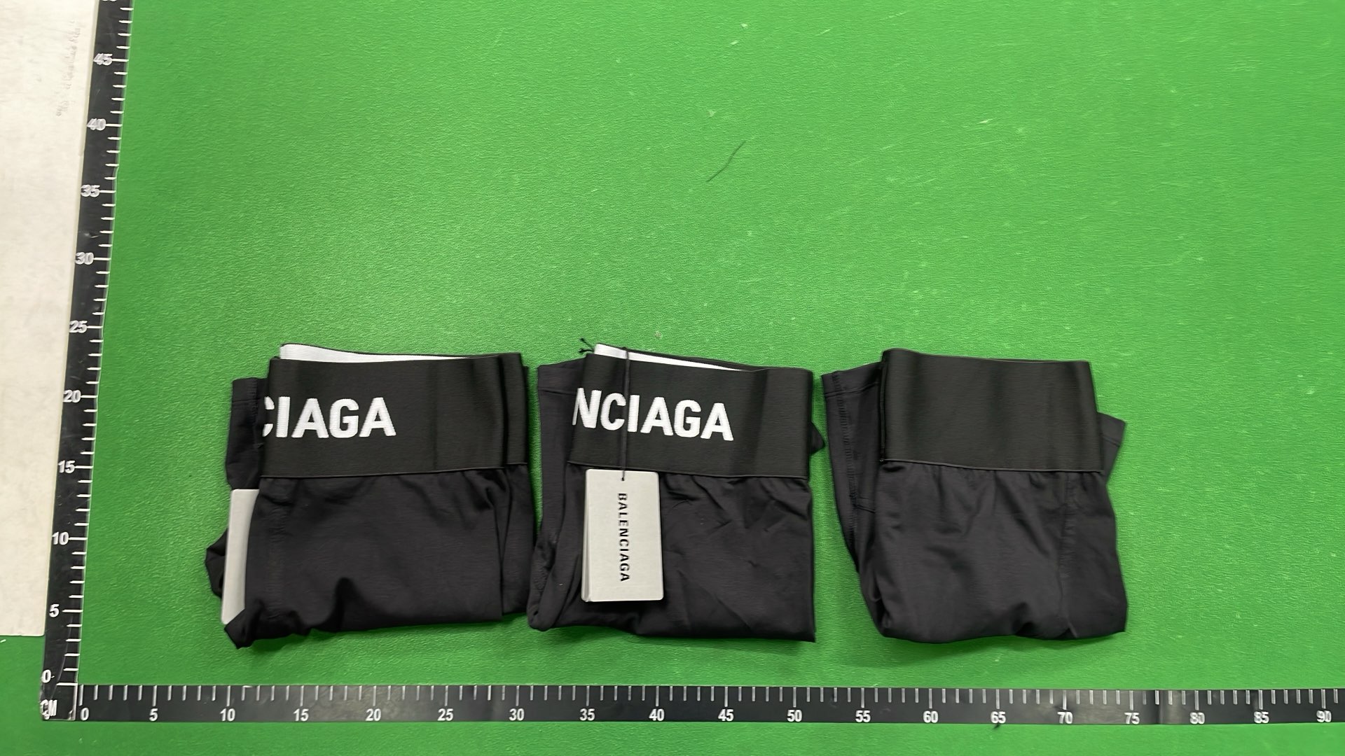 Balenciaga Black Logo Underwear for Men