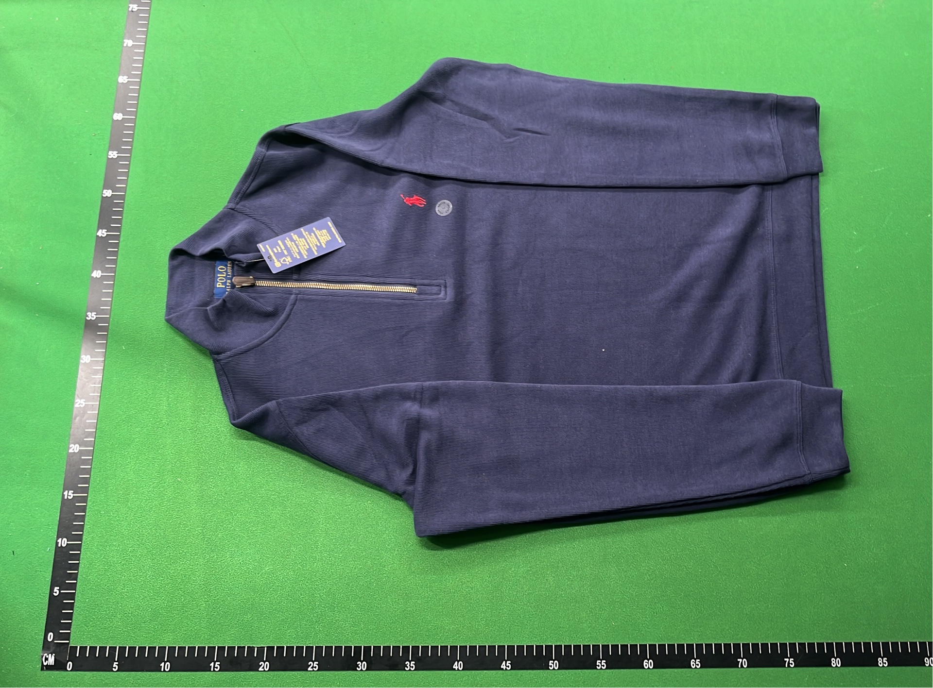 R.L. Quarter Zip-Up Sweater