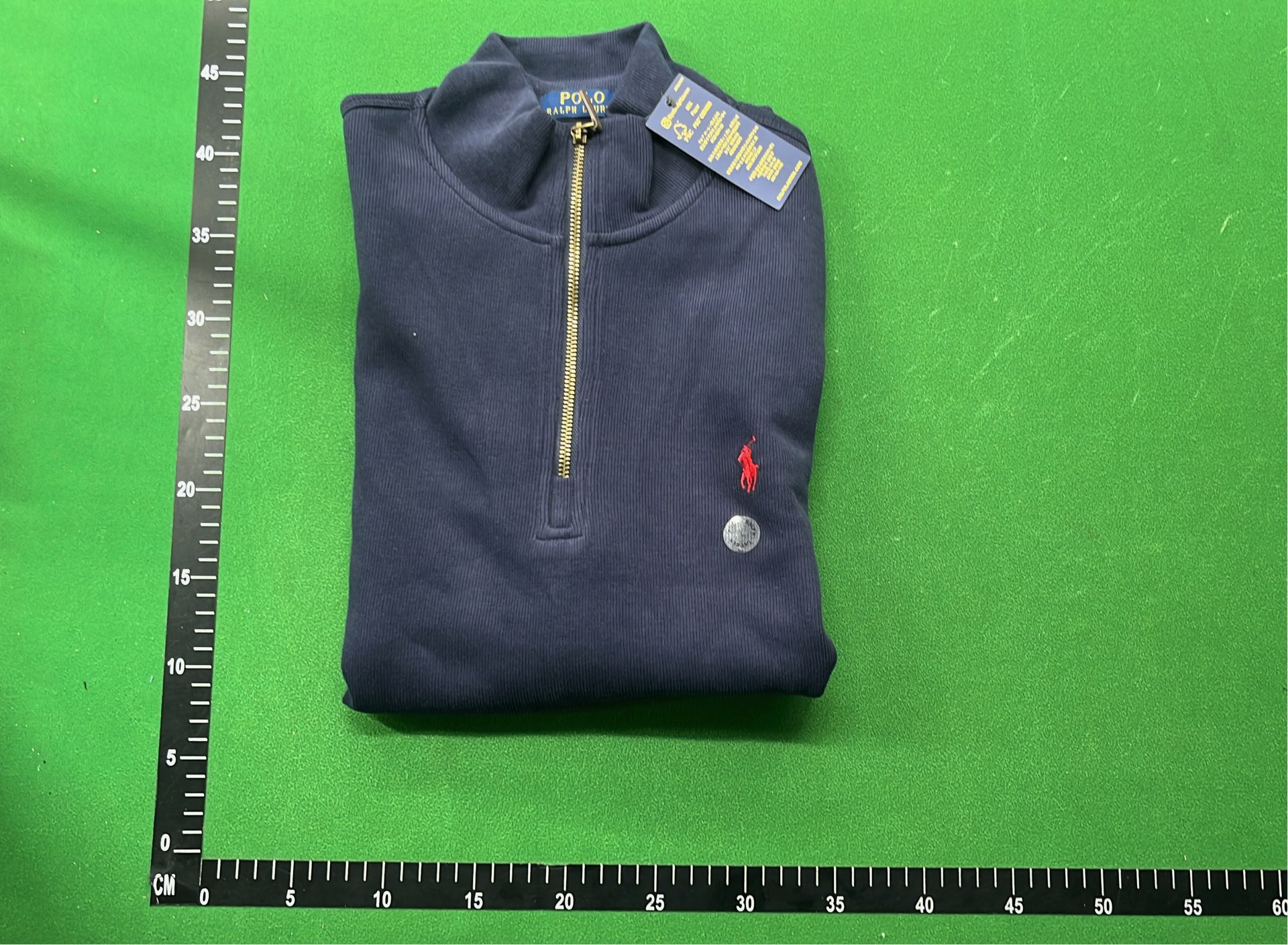 R.L. Quarter Zip-Up Sweater