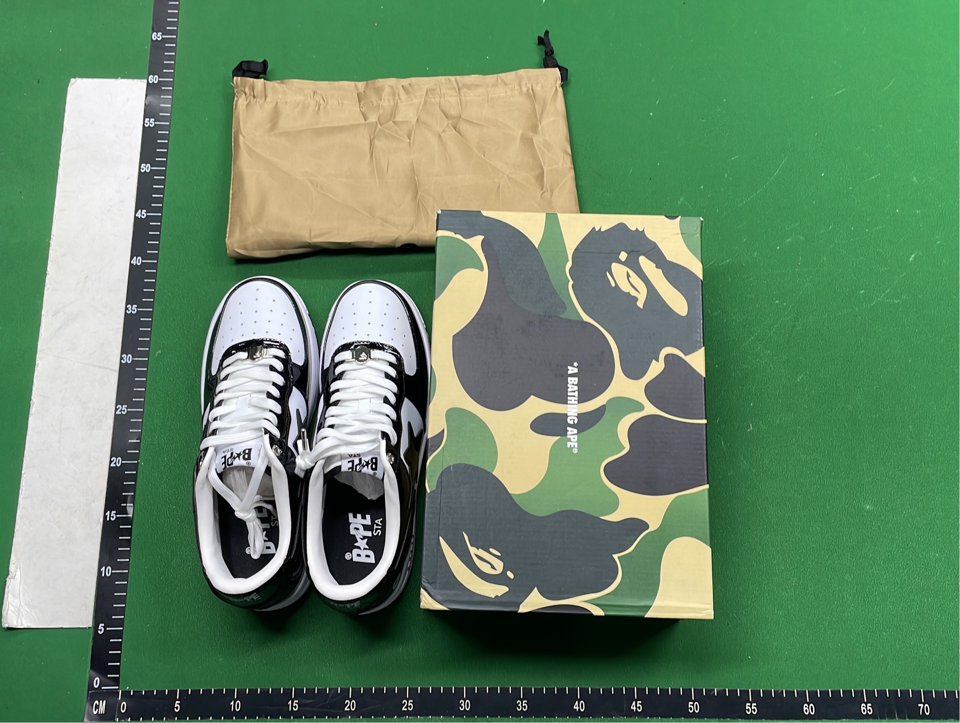 BAPE STA Green White Sneakers Limited Edition