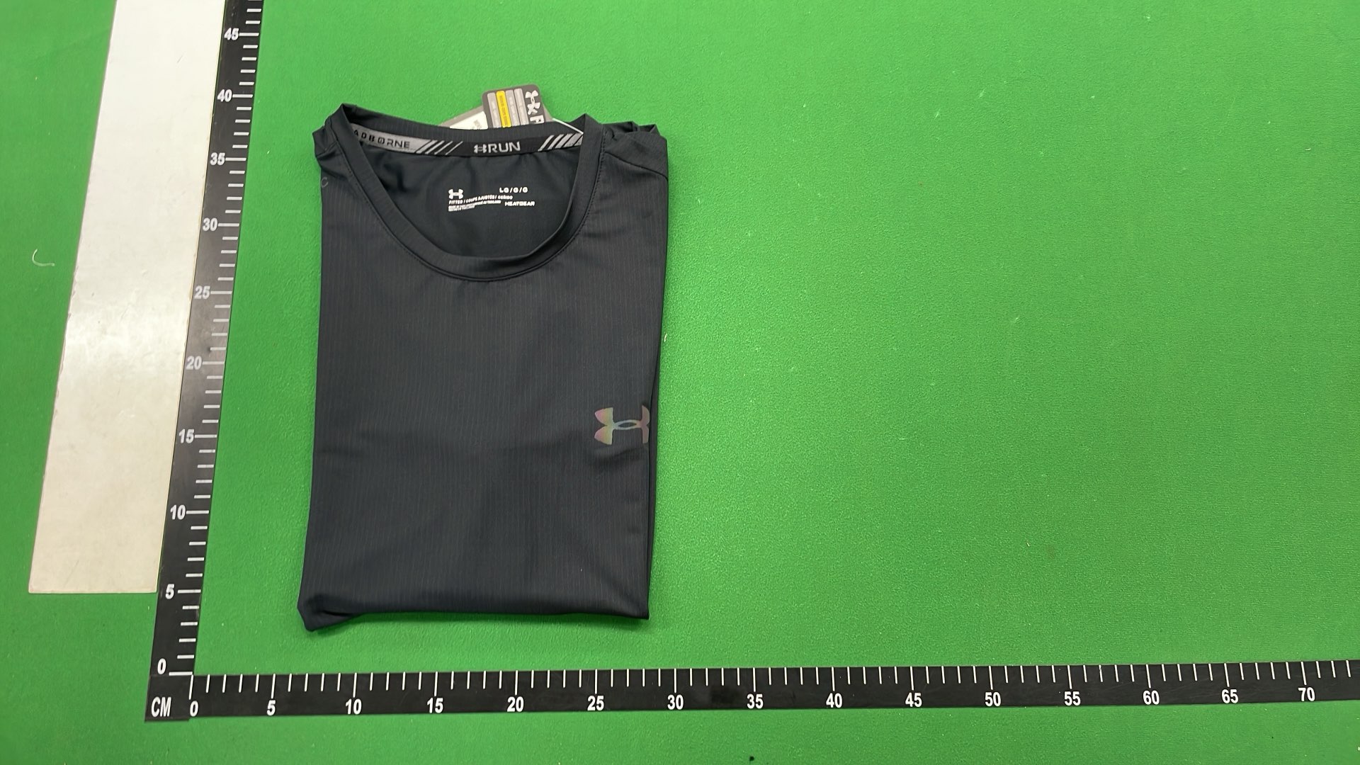 Men's Running T-Shirt with Logo Design - Black Athletic Wear
