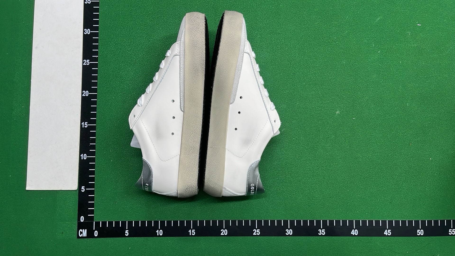 GGDBX Star Sneakers White Glitter Leather Fashion Shoes