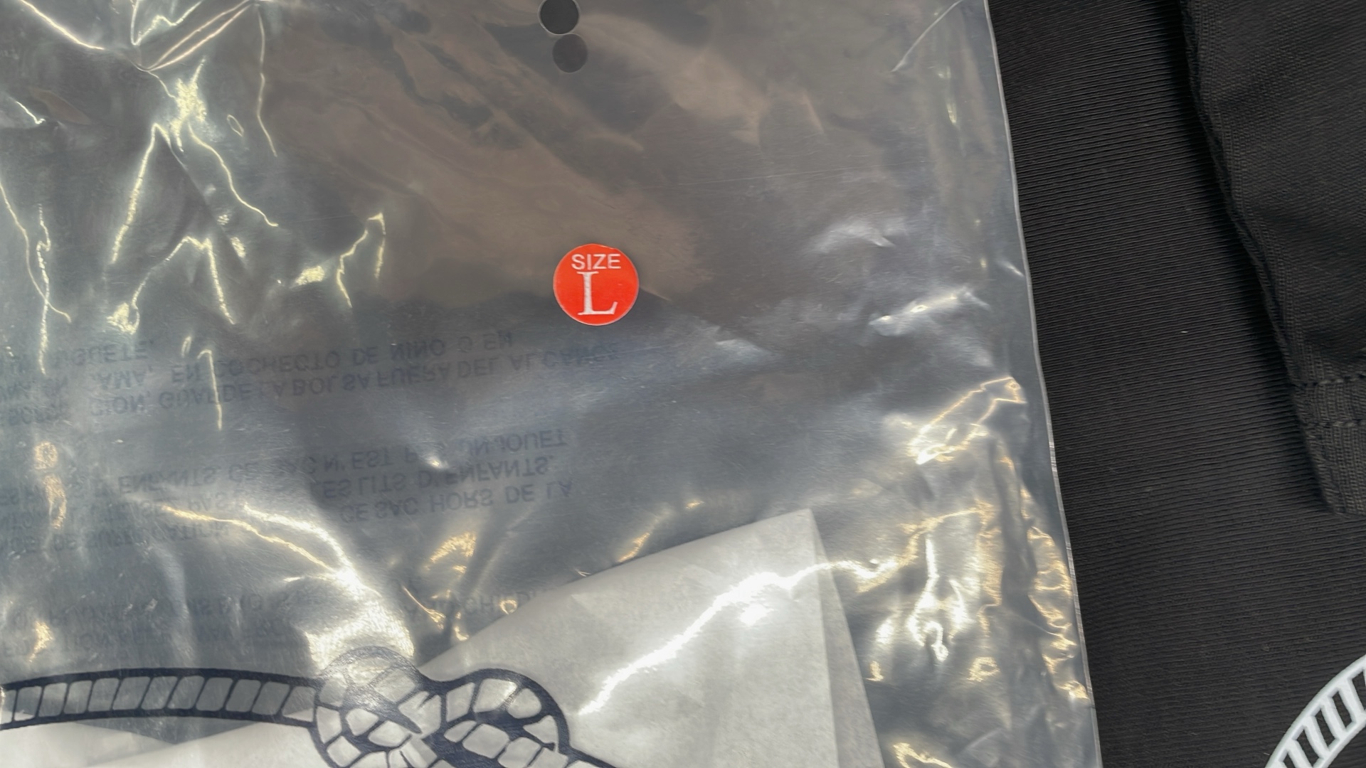 Prada Milano Black T-Shirt with Rope Logo Design