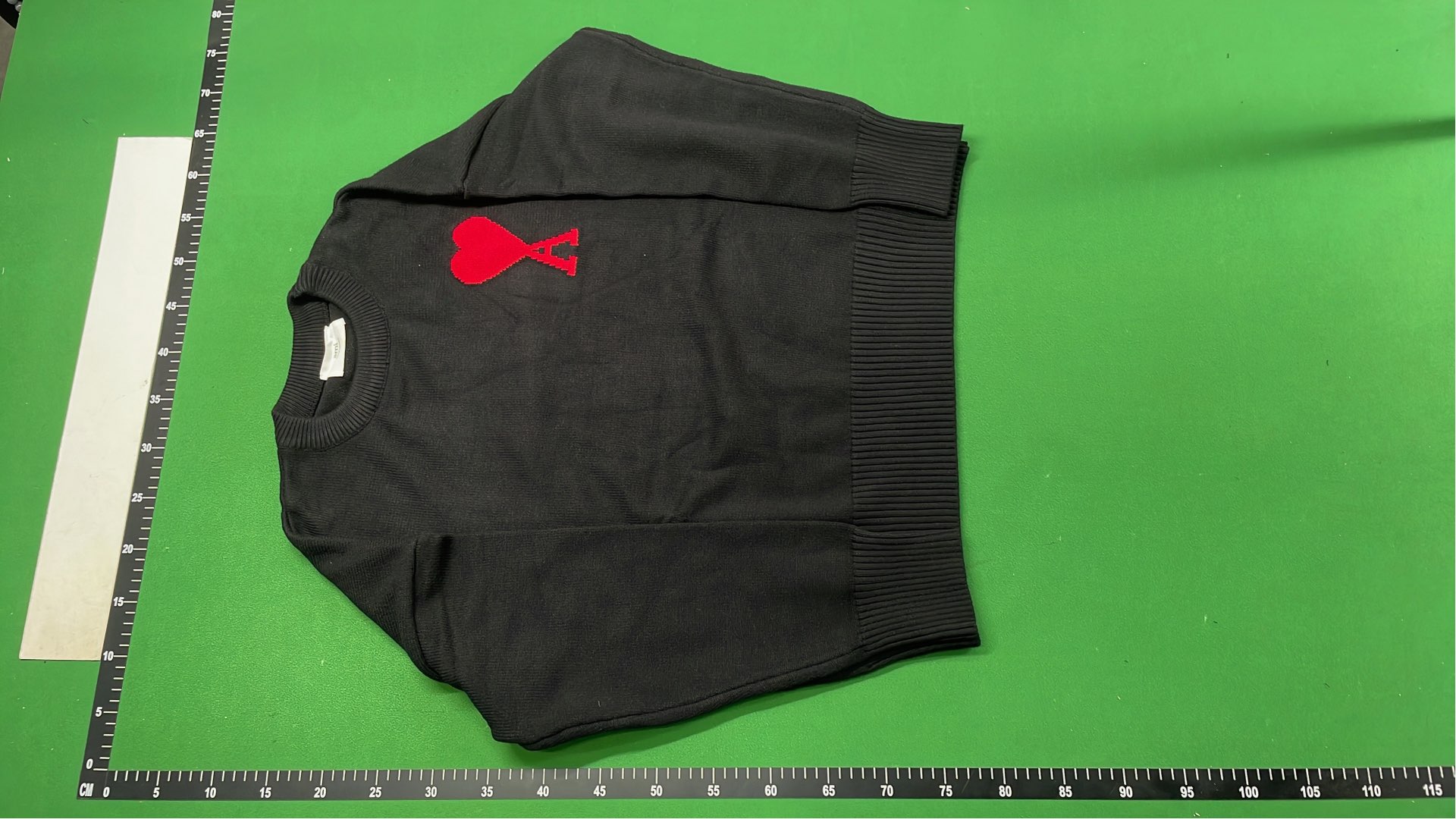 Ami Paris Heart Logo Knit Sweater