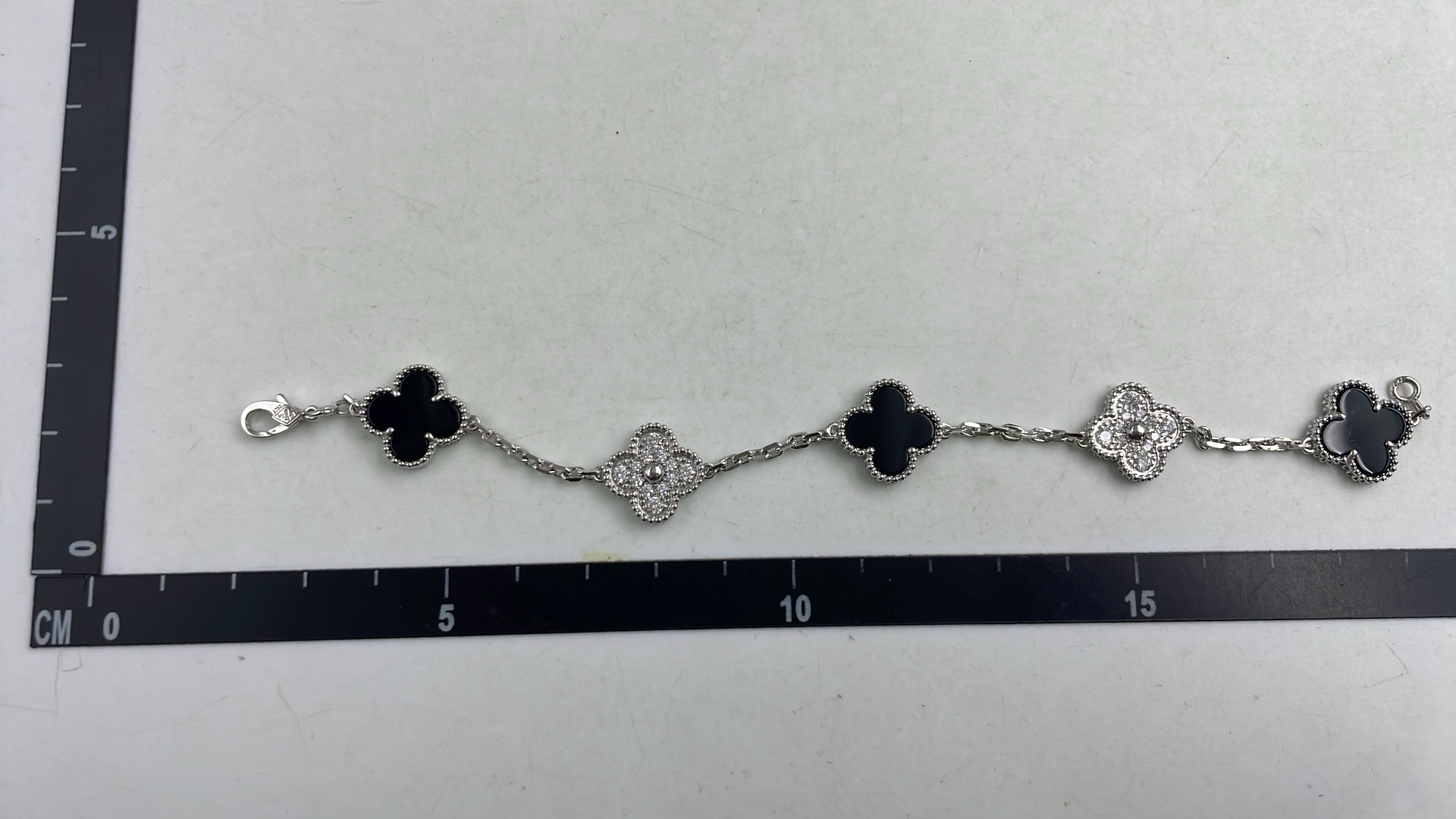 Luxury Gold Chain Bracelets with Colorful Clover Charms