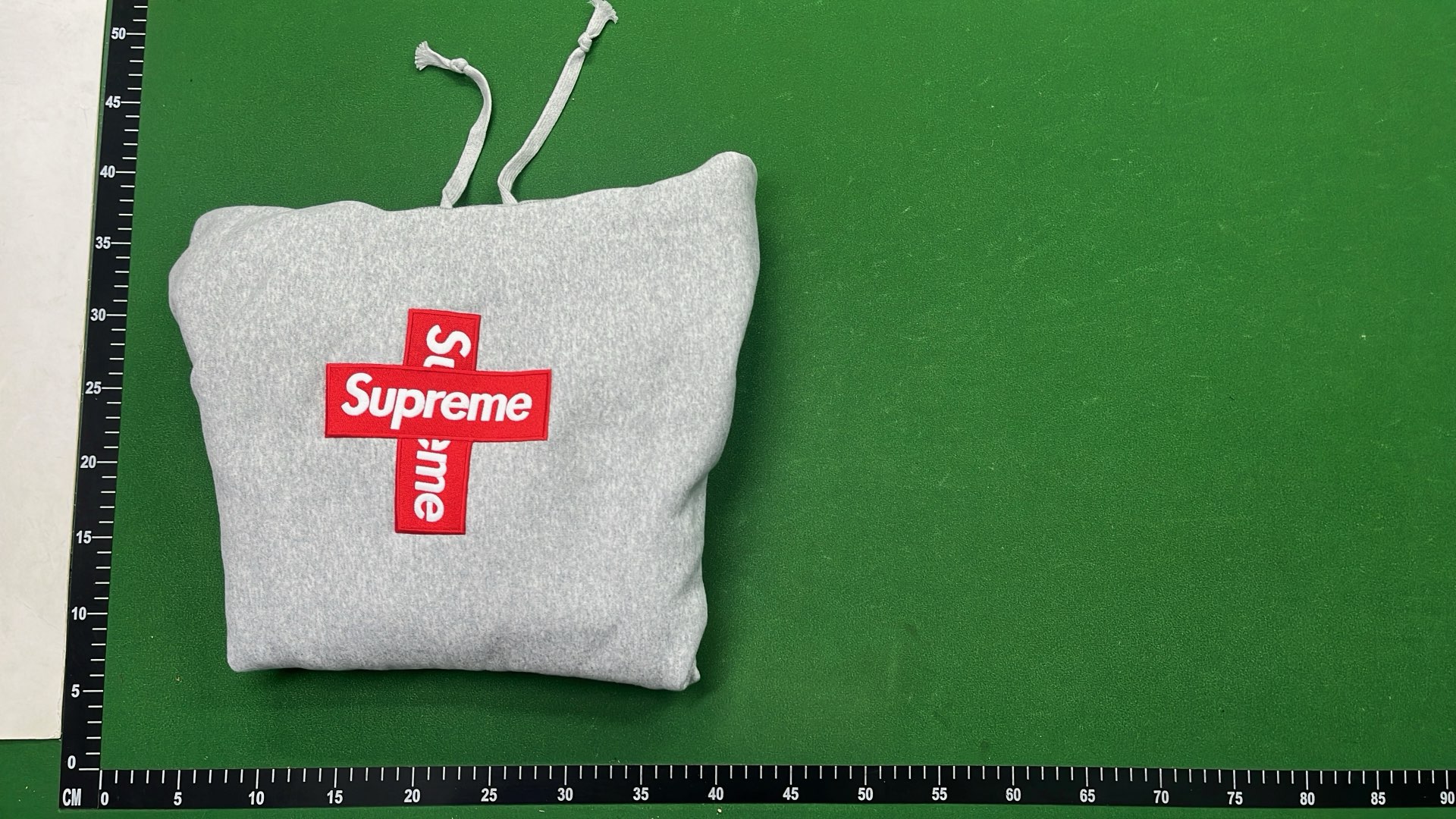 Supreme Black Hoodie with White Logo