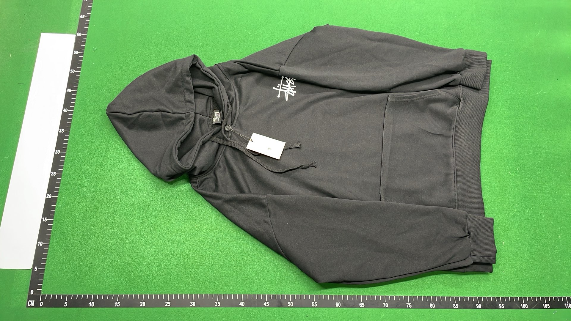 Gray Hoodie with Number 8 Design - Casual Streetwear Sweatshirt