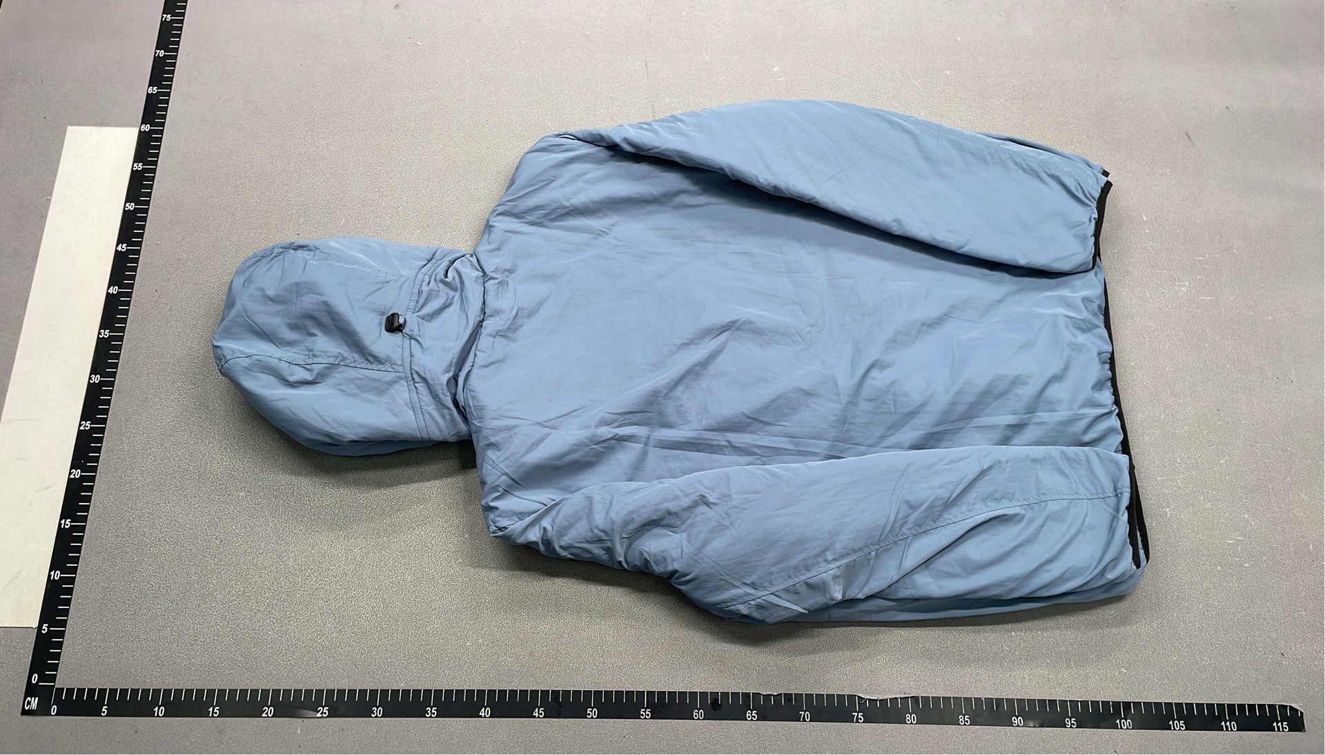 Blue Hooded Jacket with Goggles Design