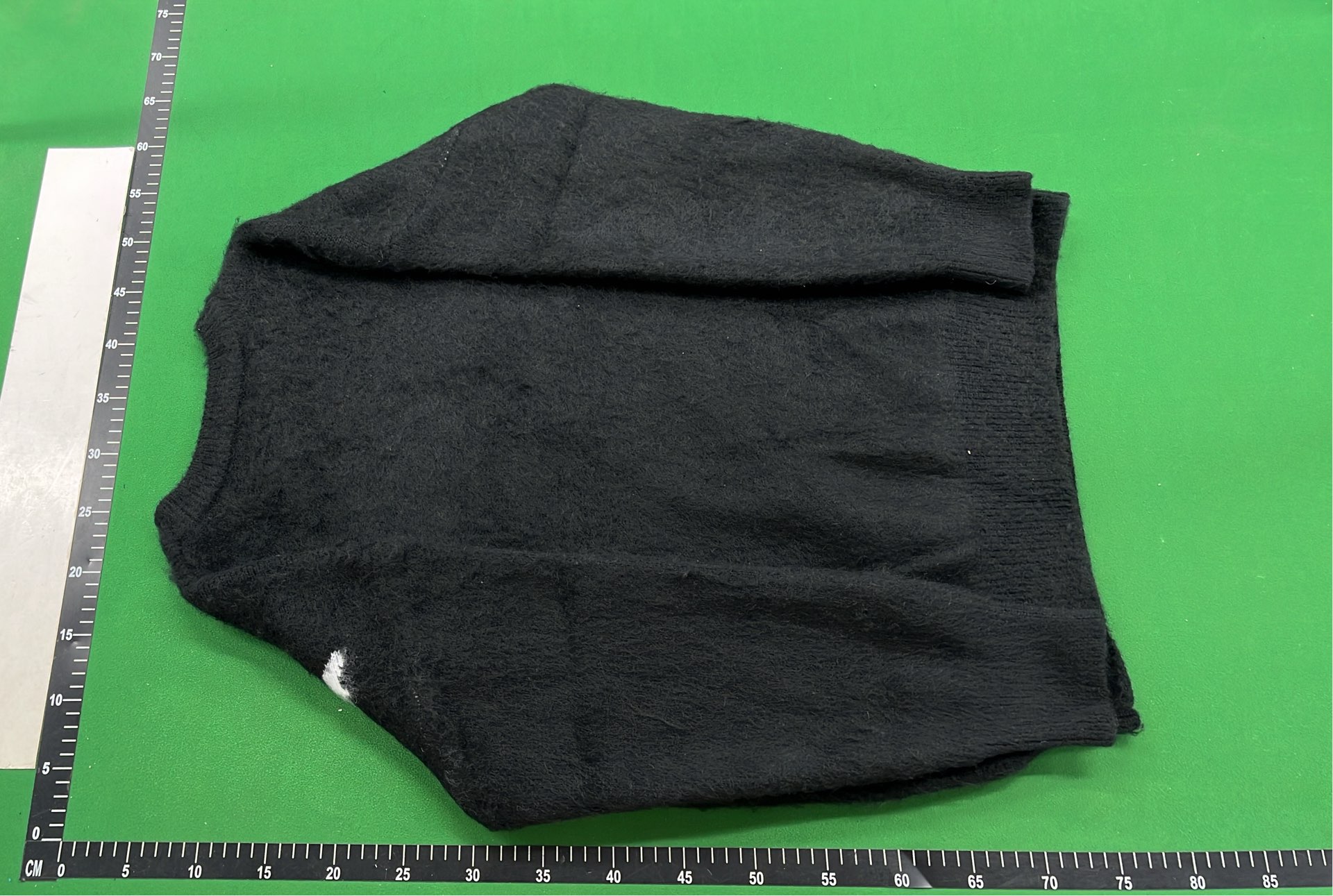 Black Graphic Sweater by Saint Laurent