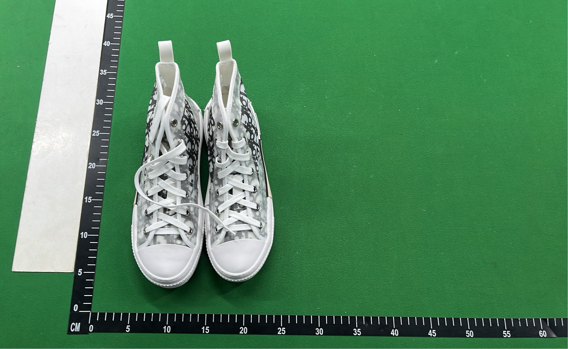 Dior B23 High Top Sneakers with Oblique Print