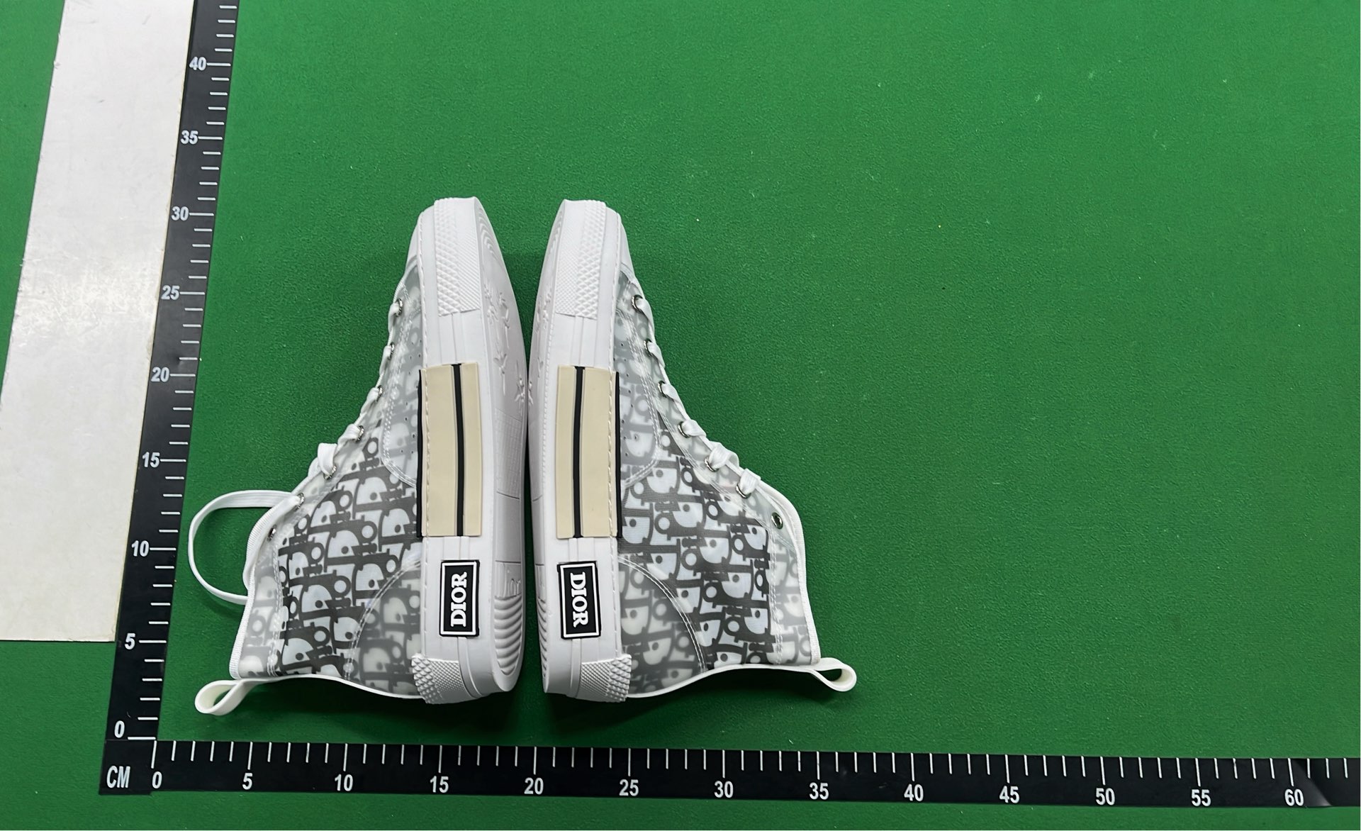 Dior B23 High Top Sneakers with Oblique Print