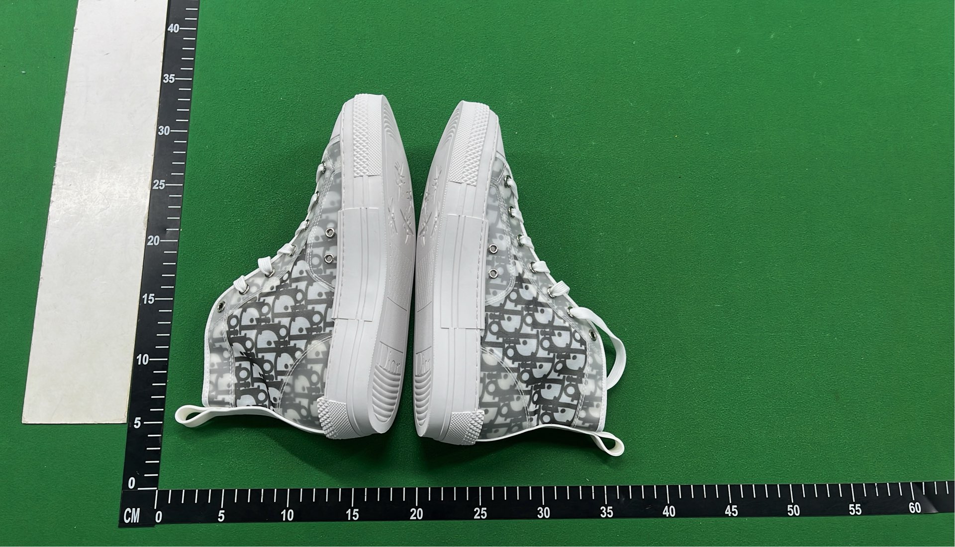 Dior B23 High Top Sneakers with Oblique Print