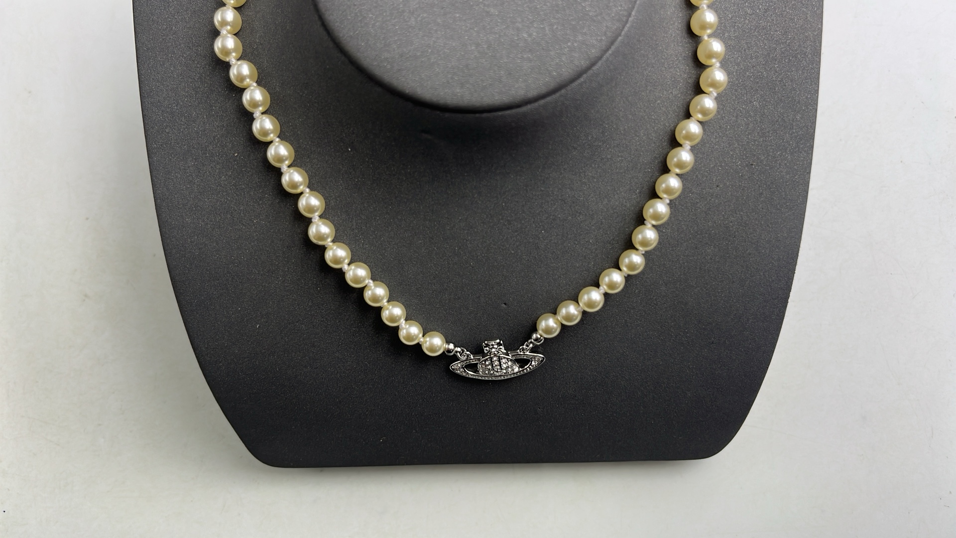 Vivienne Westwood Pearl Necklace with Orb Pendant