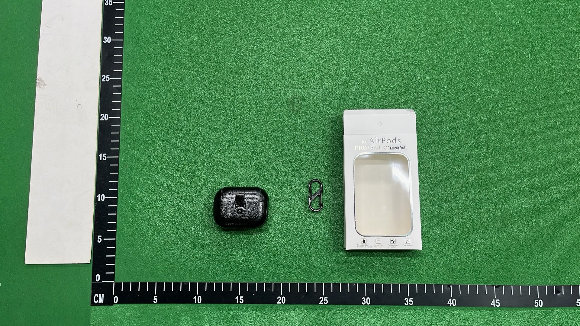 COACH Leather AirPods Case with Chain Strap