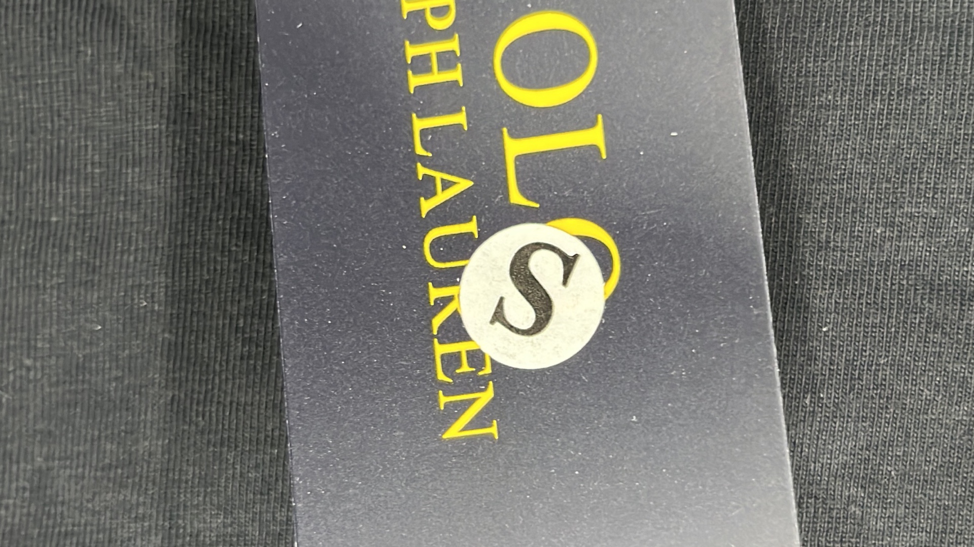 Black Polo Ralph Lauren T-Shirt with Small Logo
