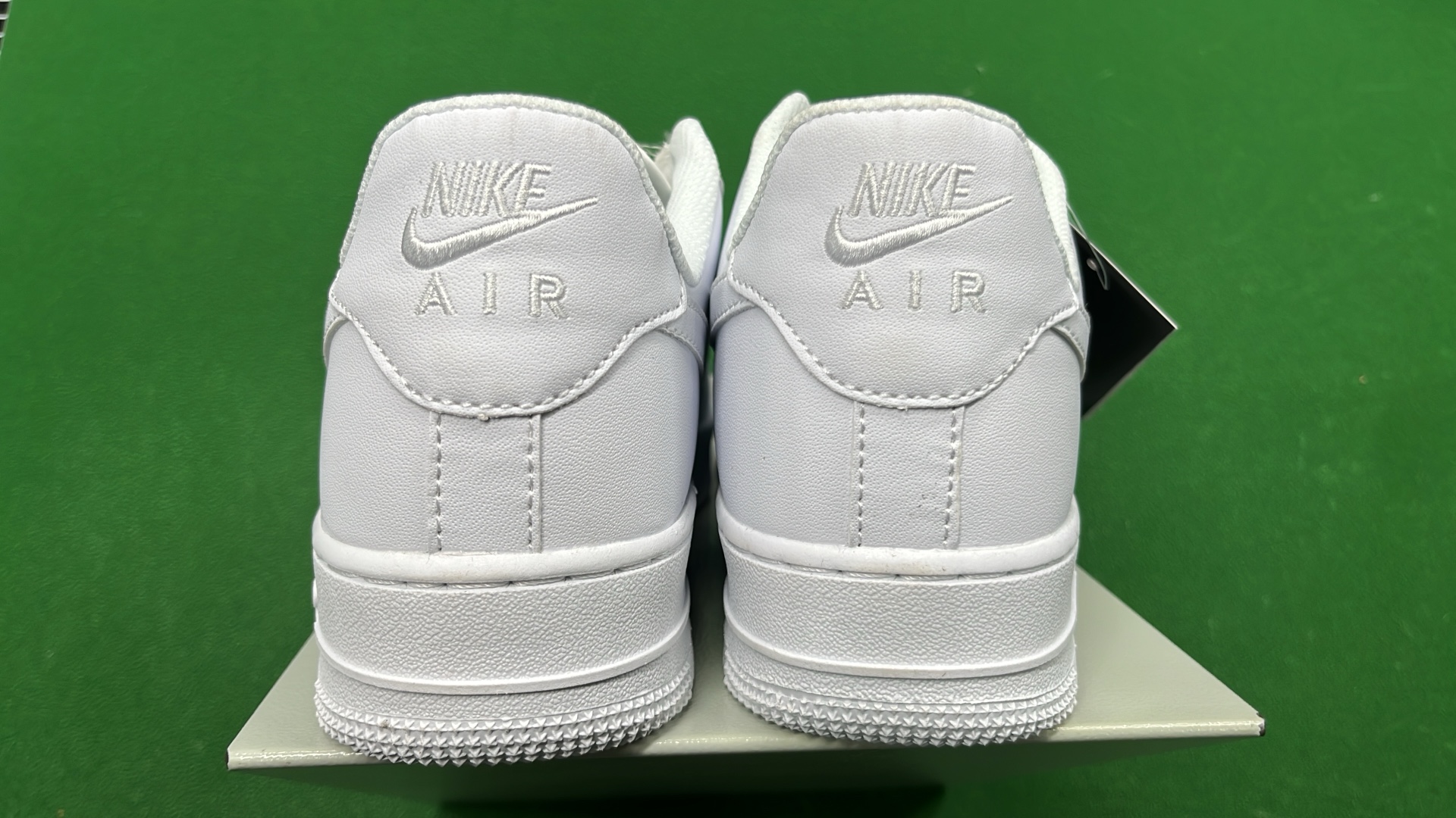 Nike Air Force 1 White Leather Sneakers for Men and Women