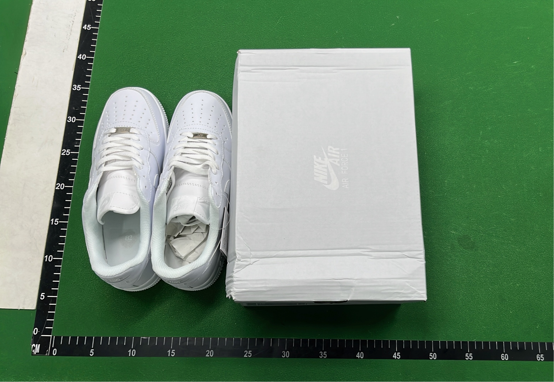 Nike Air Force 1 White Leather Sneakers for Men and Women