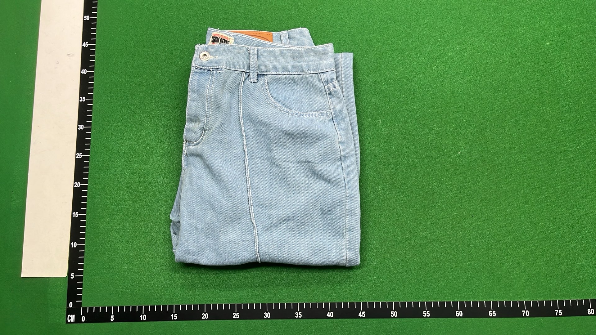 Star Embroidered Denim Shorts for Men