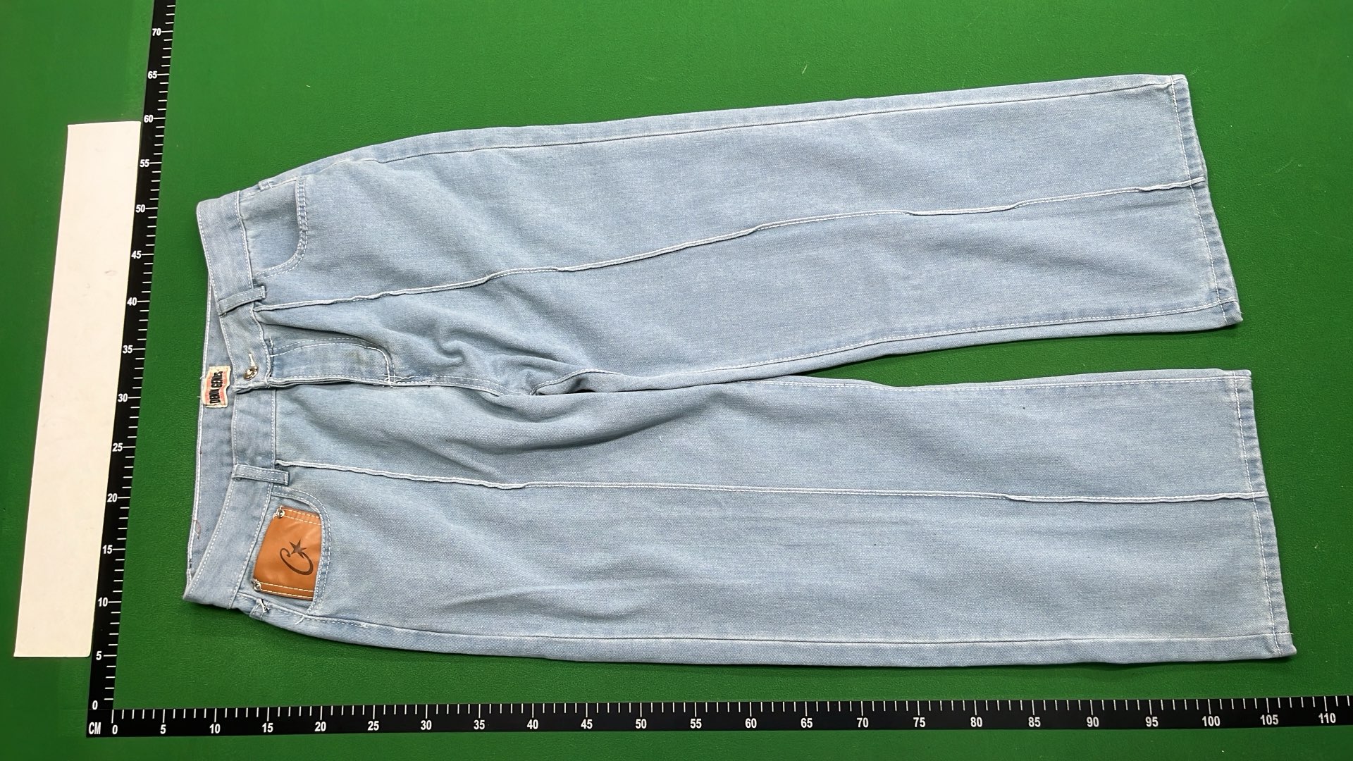 Star Embroidered Denim Shorts for Men