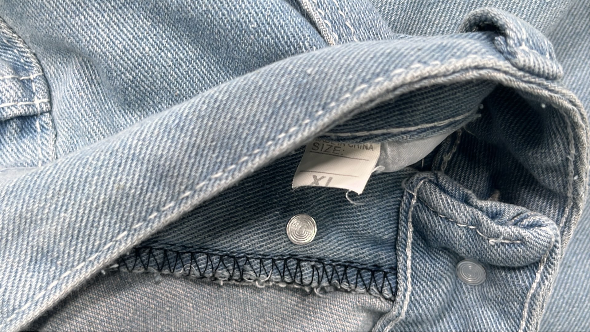 Star Embroidered Denim Shorts for Men