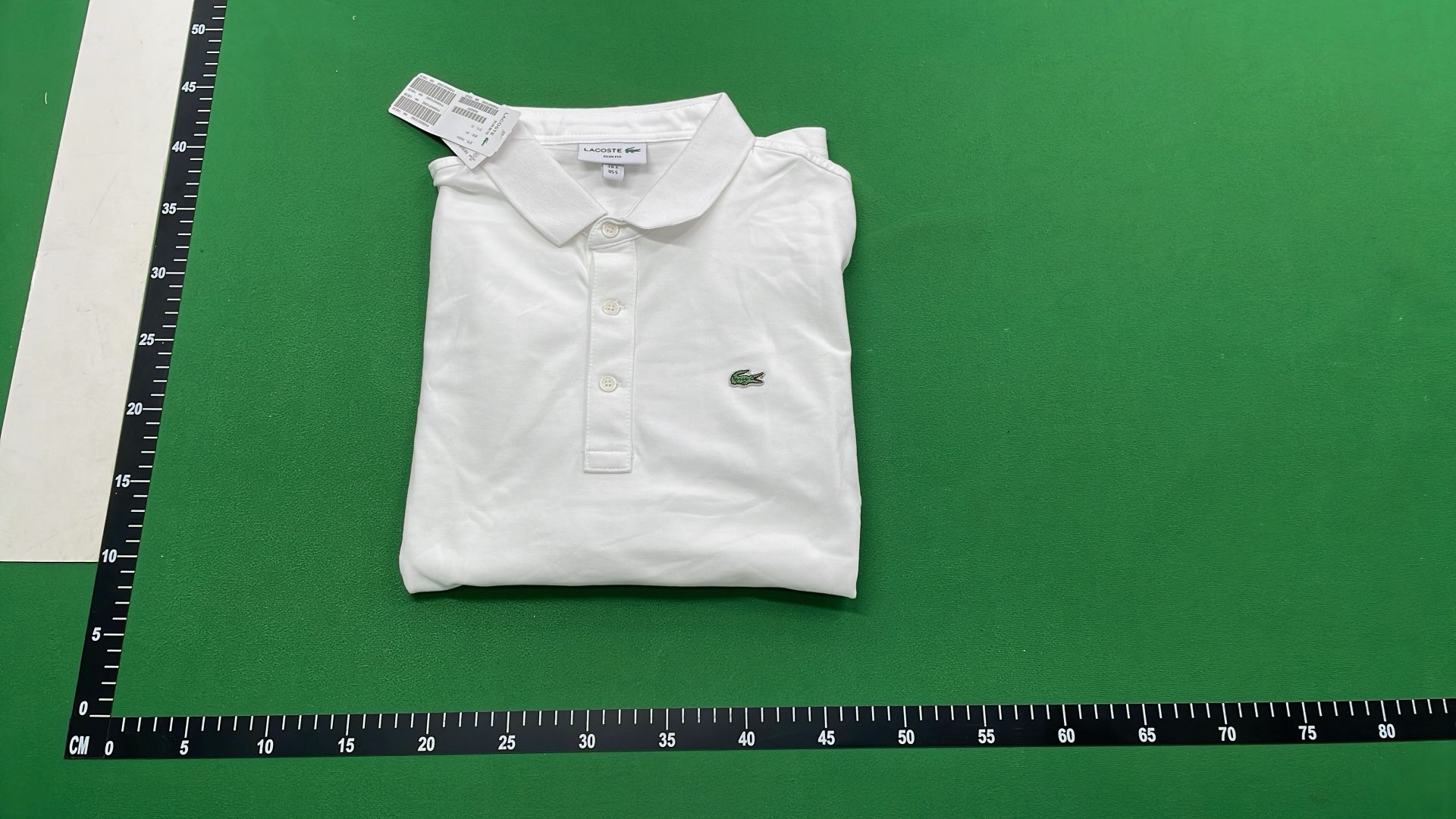 Lacoste Men's Navy Long Sleeve Polo Shirt with Crocodile Logo